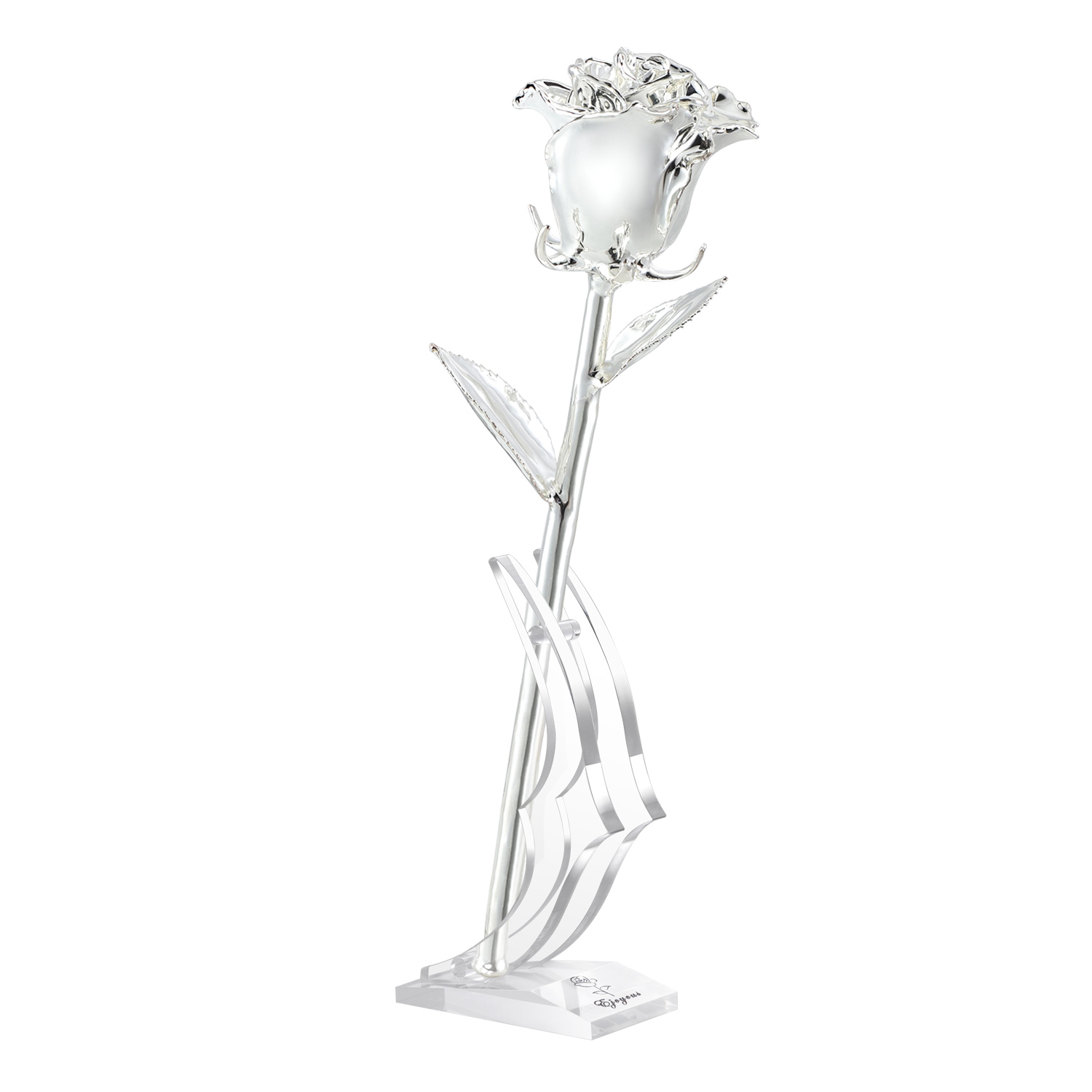 Konservierte Rose Mit 24-karätigem Blattgold – Geschenk Für Sie, Rosévergoldet