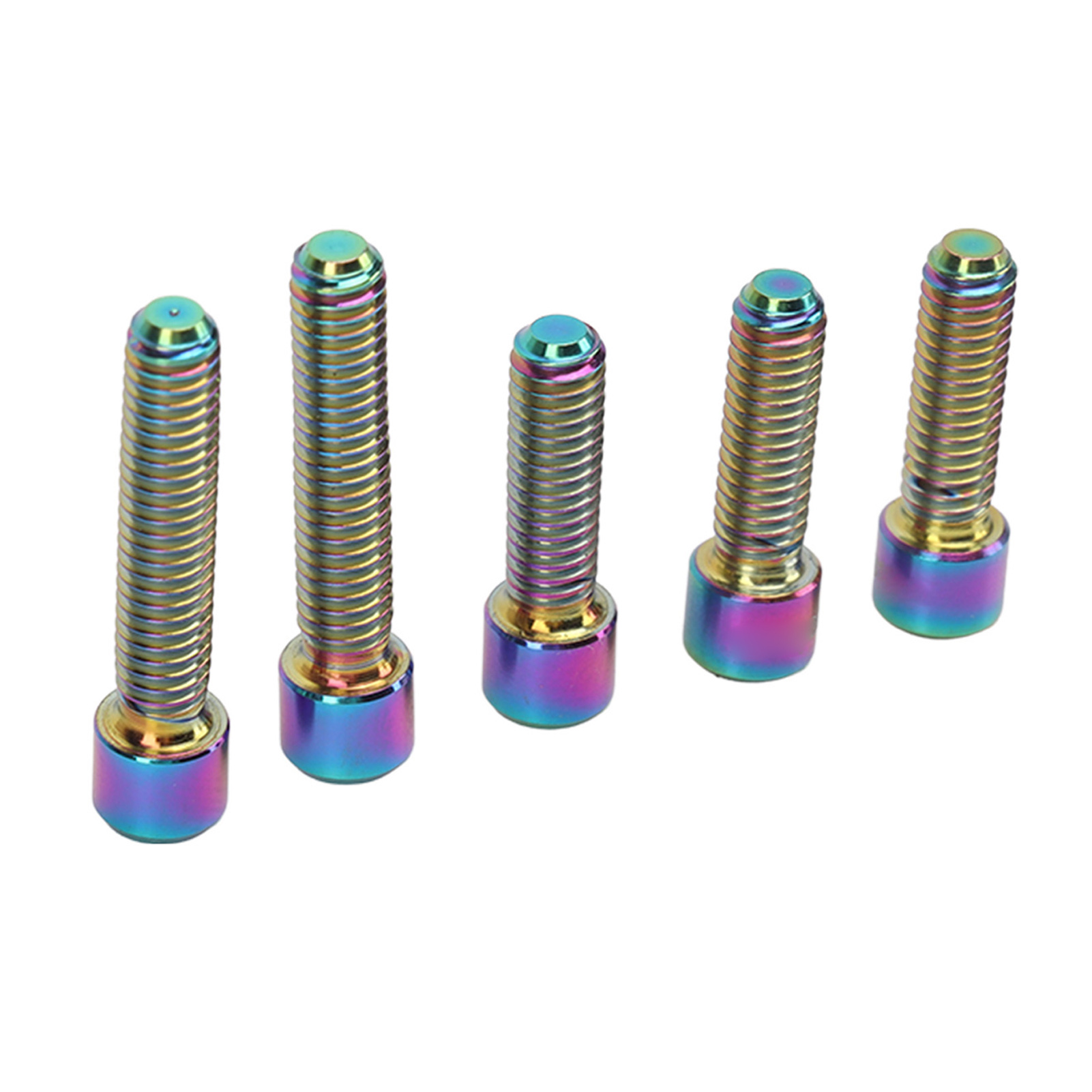 Stück M4-schaltwerkschrauben, 3 Stück 13,5 Mm, 2 Stück 20 Mm, Titanlegierung, Rostfrei, Einfache Montage, Käfigschrauben Für Mountainbikes, Farbig