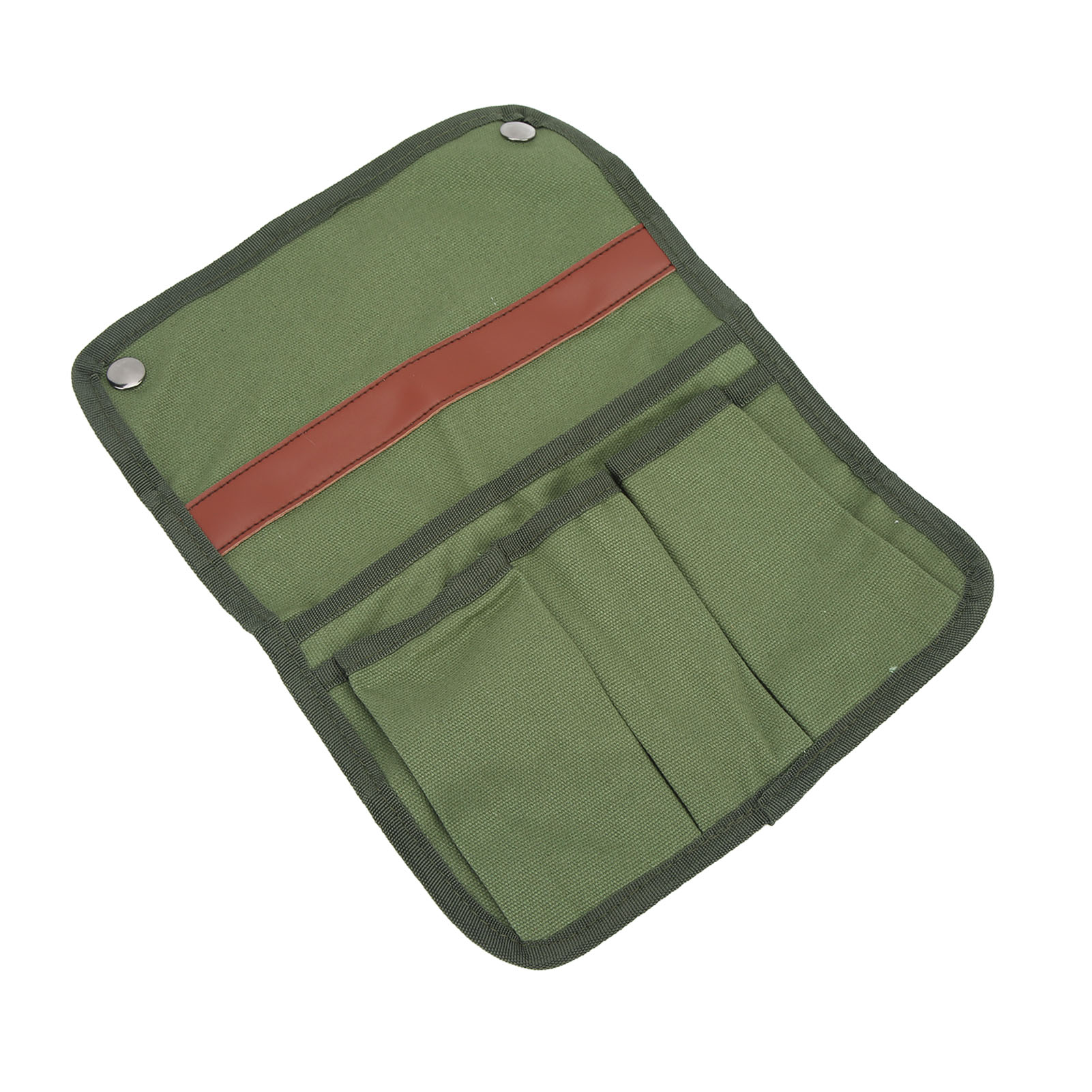 Seitliche Aufbewahrungstasche Für Campingstühle, Aus Segeltuch Mit Mehreren Taschen, Olivgrün, Zum Angeln Und Für Picknicks Im Freien.