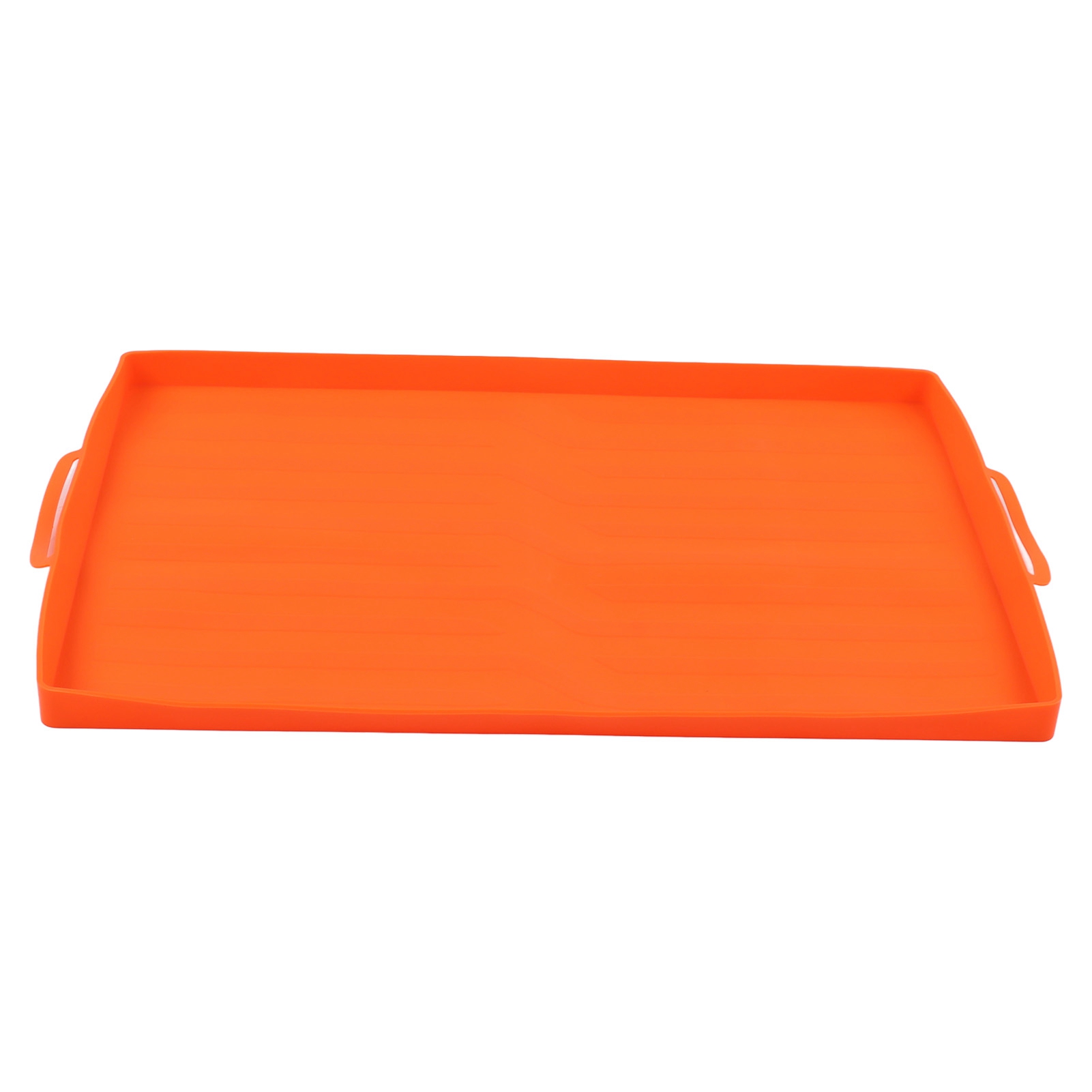 Silikon-grillmatte, 56 Cm (22 Zoll), Orange, Mit Griff