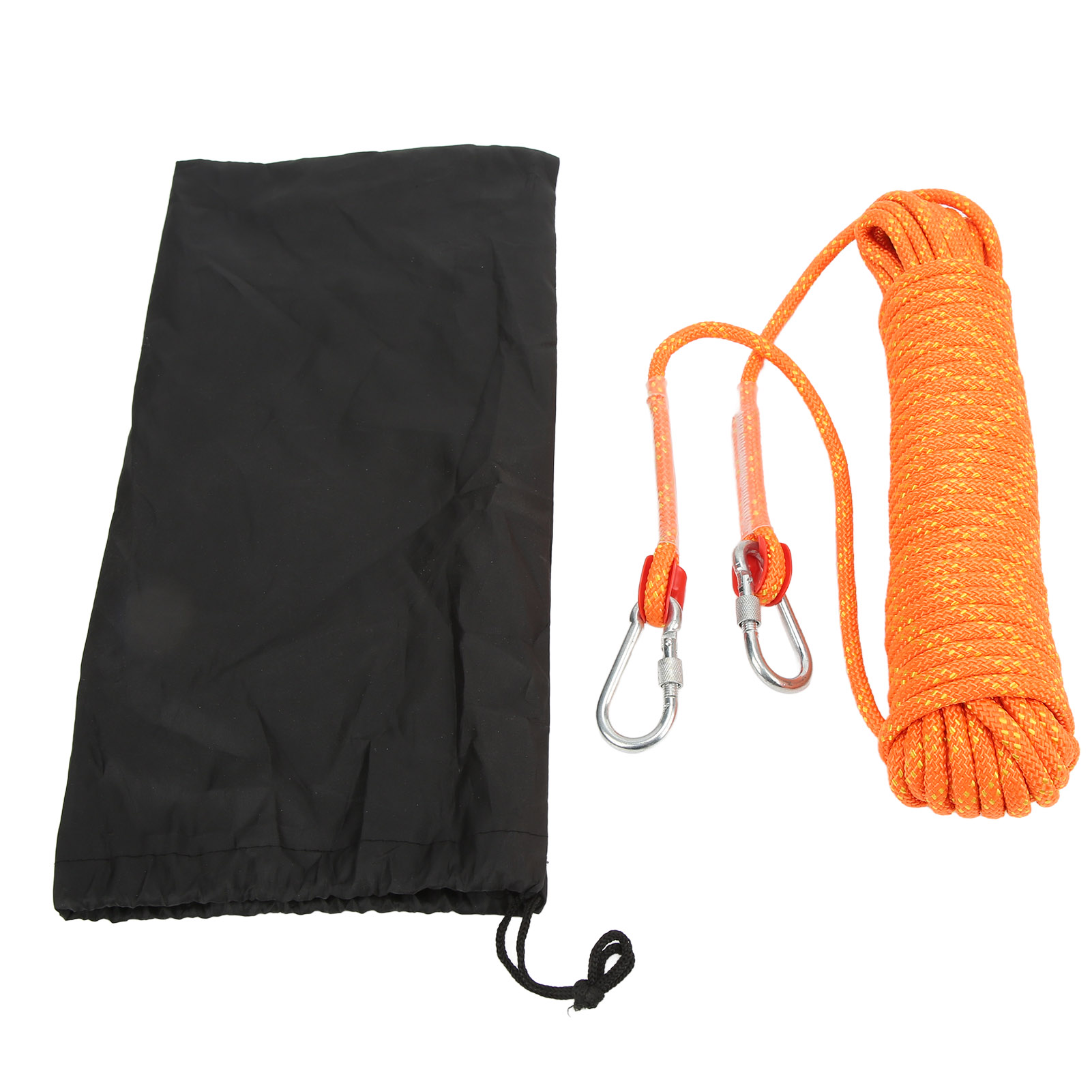 Mm Statisches Kletterseil, 20 M Langes Oranges Outdoor-abenteuerseil Für Berge, Felsen Und Bäume