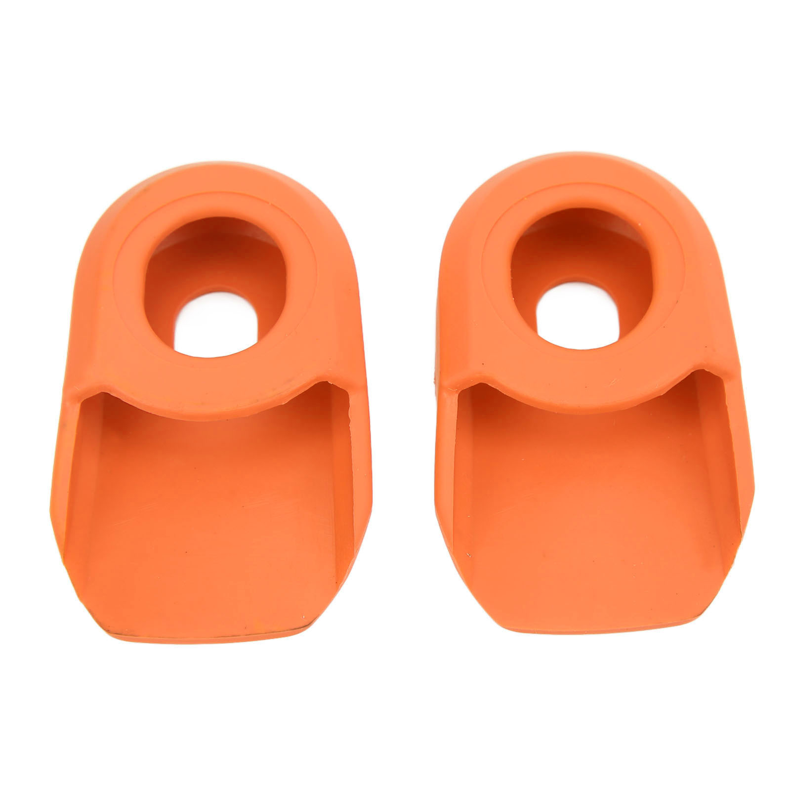 2-teilige Silikon-schutzhülle Für Fahrradkurbelarme, Orange