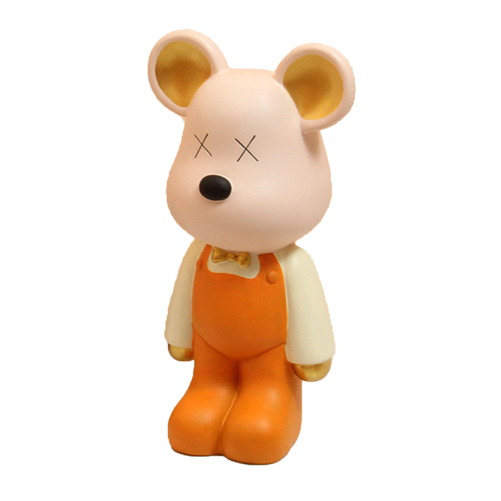 Spardose Aus Kunstharz In Bärenform Mit Cartoon-motiv, Großes Oranges Sparschwein Für Wohnzimmer, Büro, Schlafzimmer