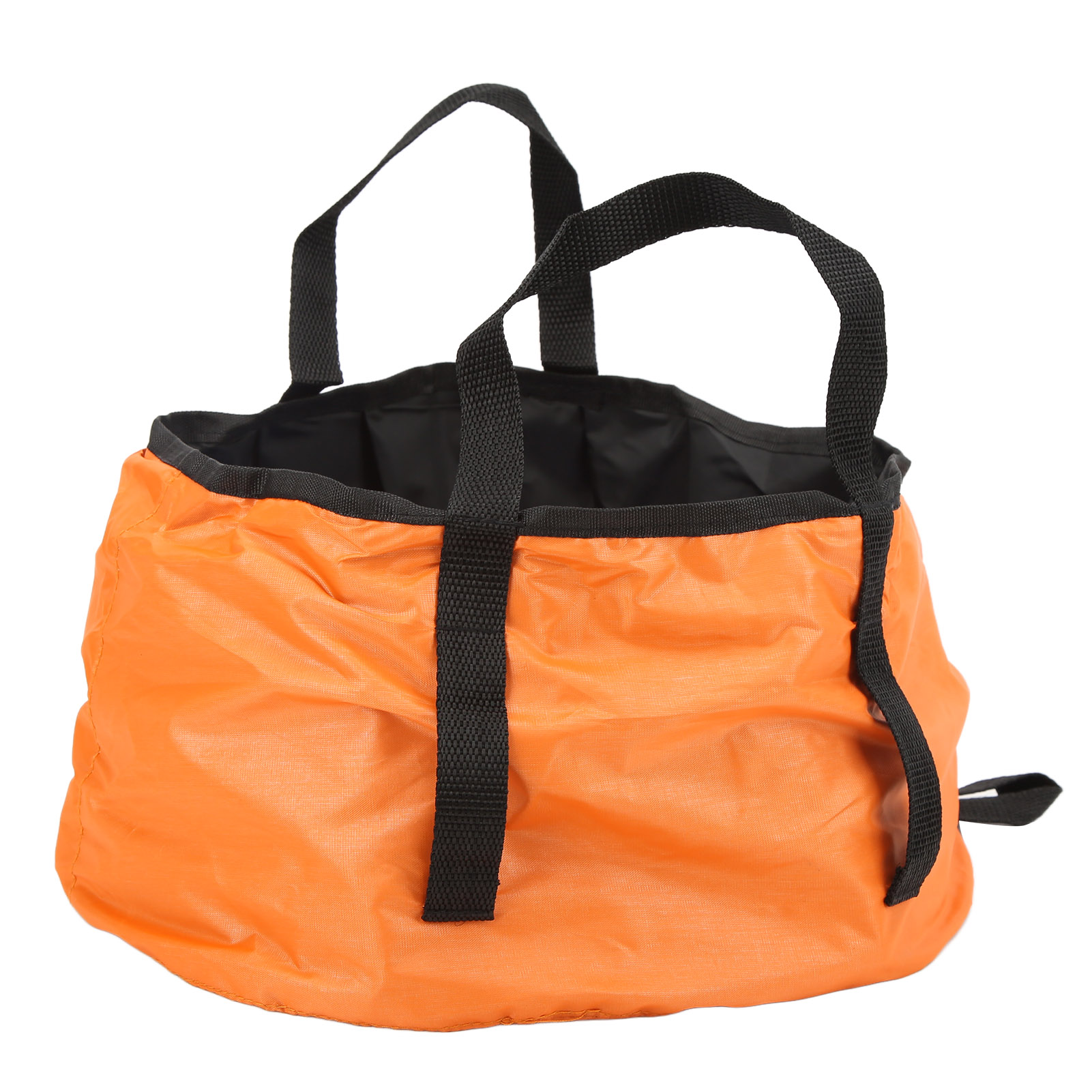 Robuster, Verschleißfester, Tragbarer, Faltbarer Orangefarbener Campingeimer Für Outdoor-reisen