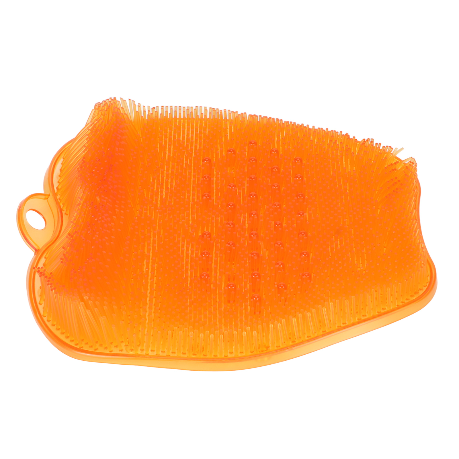 Set Mit 2 Fußmassagepads Für Die Dusche Mit Saugnäpfen – Weiche Orange Silikon-reinigungsbürste, Peeling, Verbessert Die Durchblutung