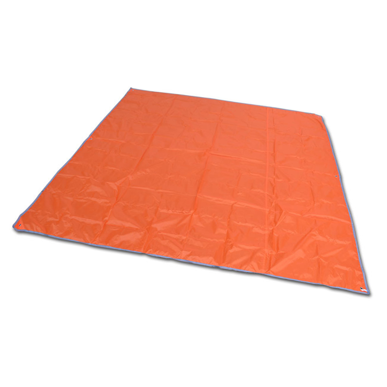 Dicke Picknickdecke Aus Wasserdichtem Oxford-canvas, Multifunktionale Unterlage Für Camping, Zelt Und Picknick, Orange, 200 X 210 Cm