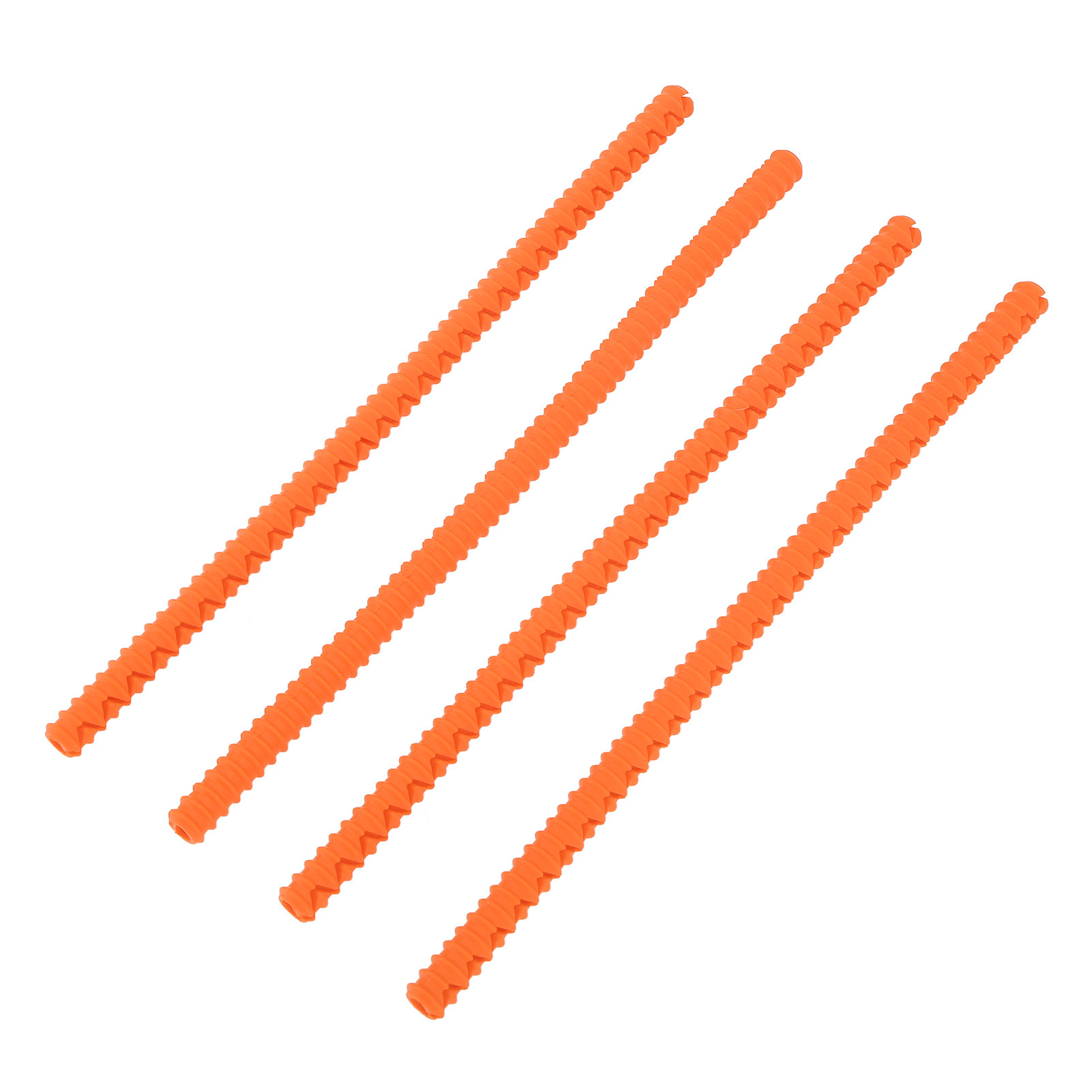 Set Mit 4 Hitzebeständigen Silikon-ofenrostschonern, Orangefarbene Kanten, Küchenzubehör Für Restaurants