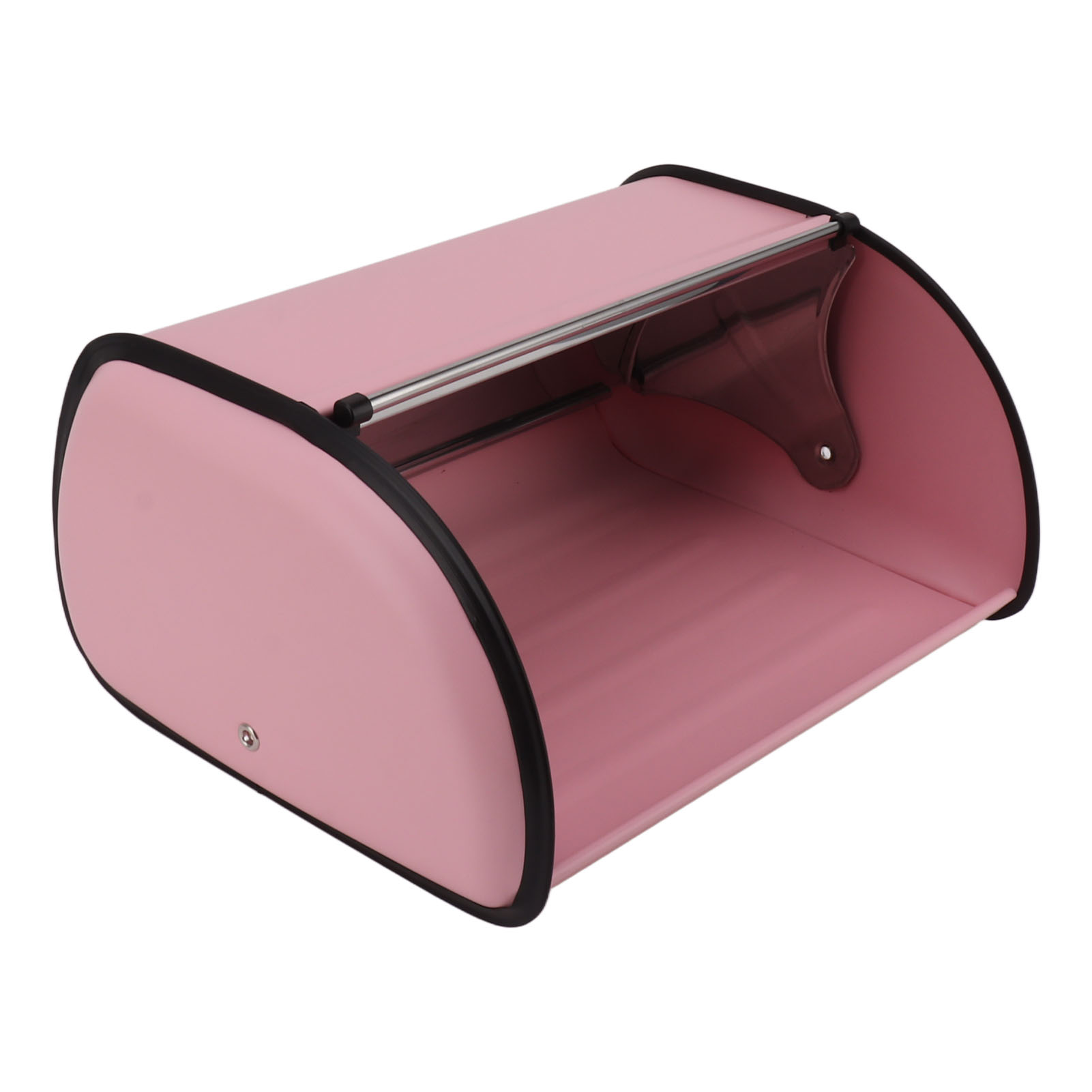 Hochglänzendes Brotaufbewahrungsset In Rosa Mit Spiegeloptik, Rolldeckel-brotkasten Für Küche Und Bäckerei