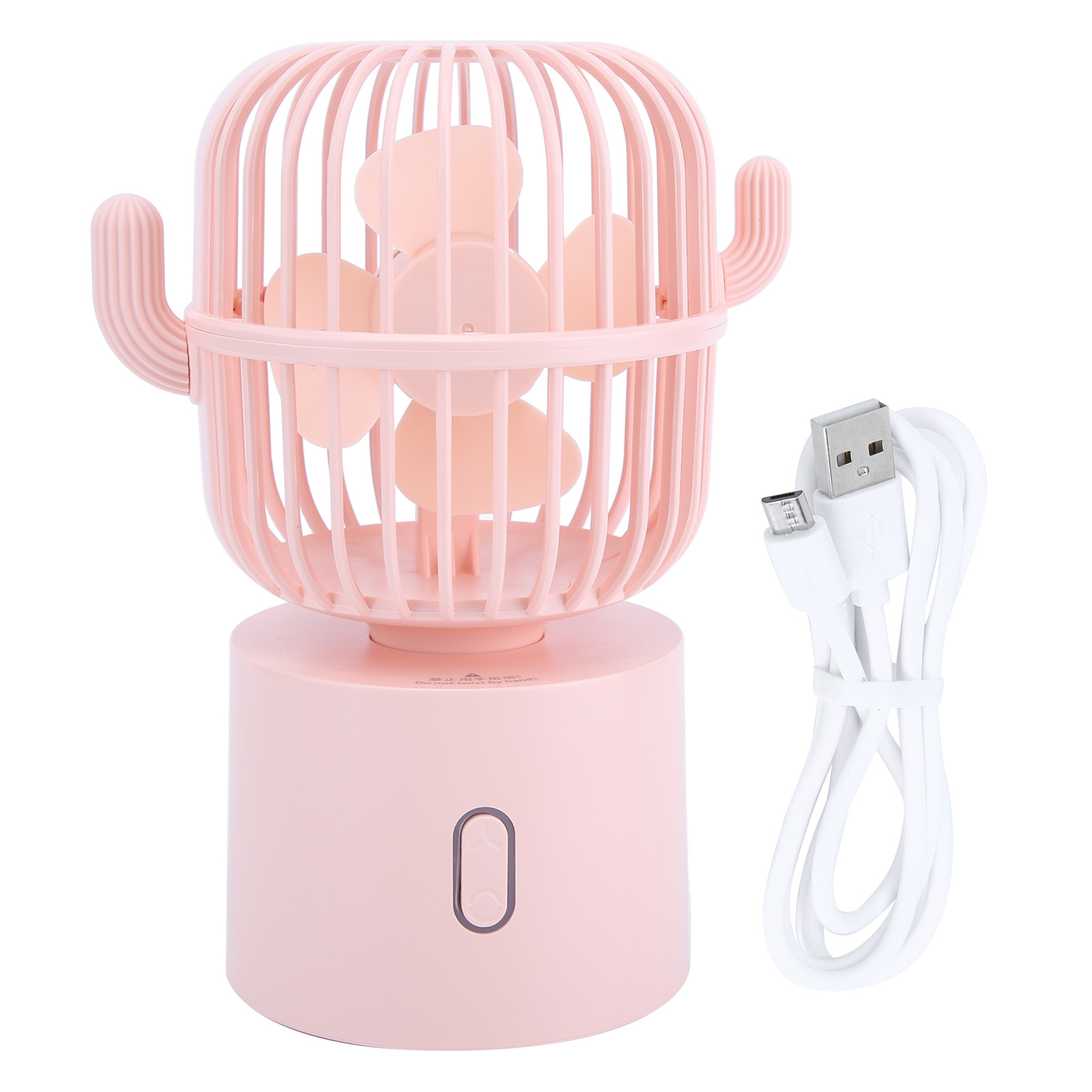 Mini-tischventilator Mit Usb-anschluss Und 3 Geschwindigkeitsstufen Für Zuhause, Büro Und Reisen – Pink