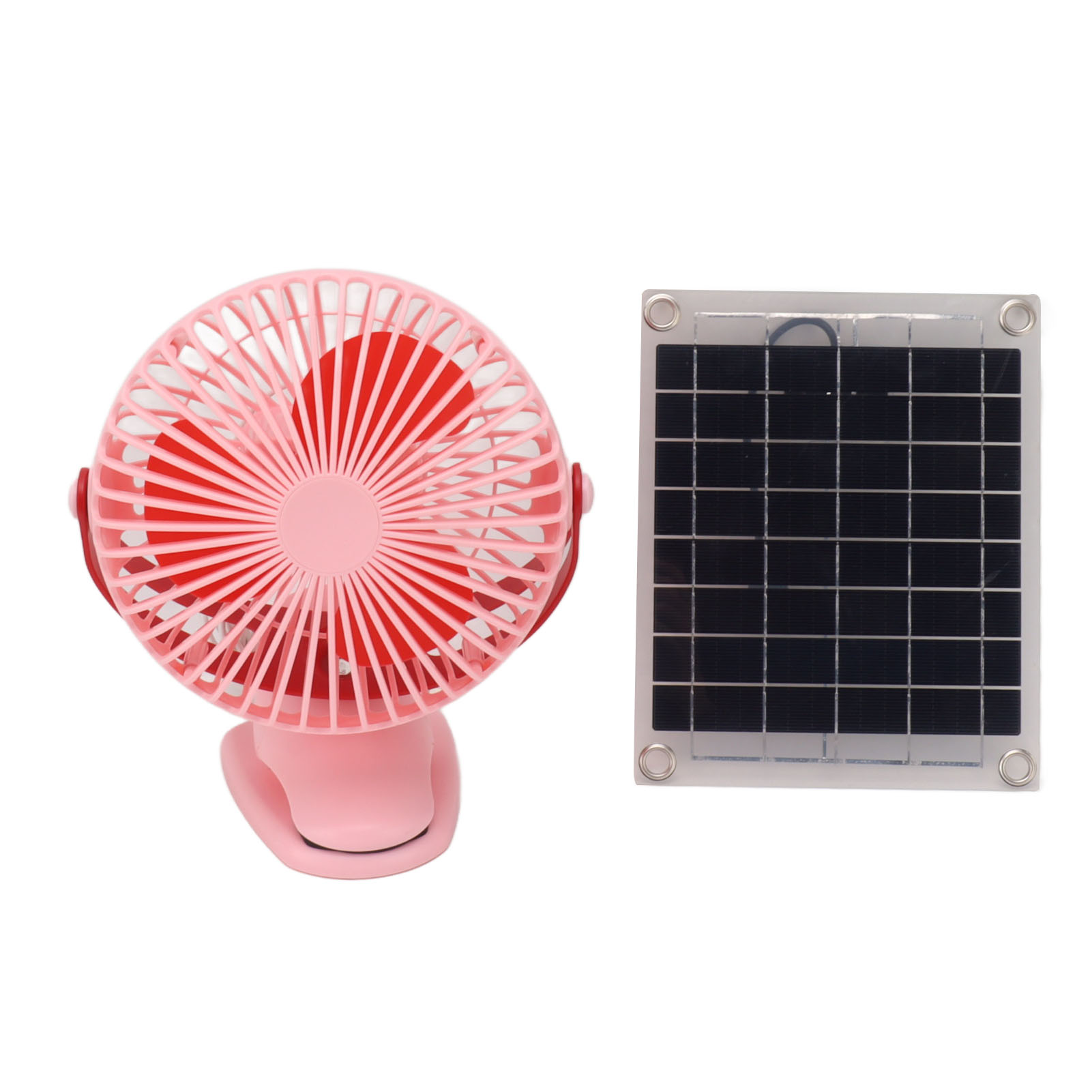 10er-pack 10-w-monokristalline Silizium-solarventilatoren Mit Doppelter Rotation, Bürstenlos, Tragbares Solarpanel Für Wohnmobil, Reisen, Haustiere, Rosa