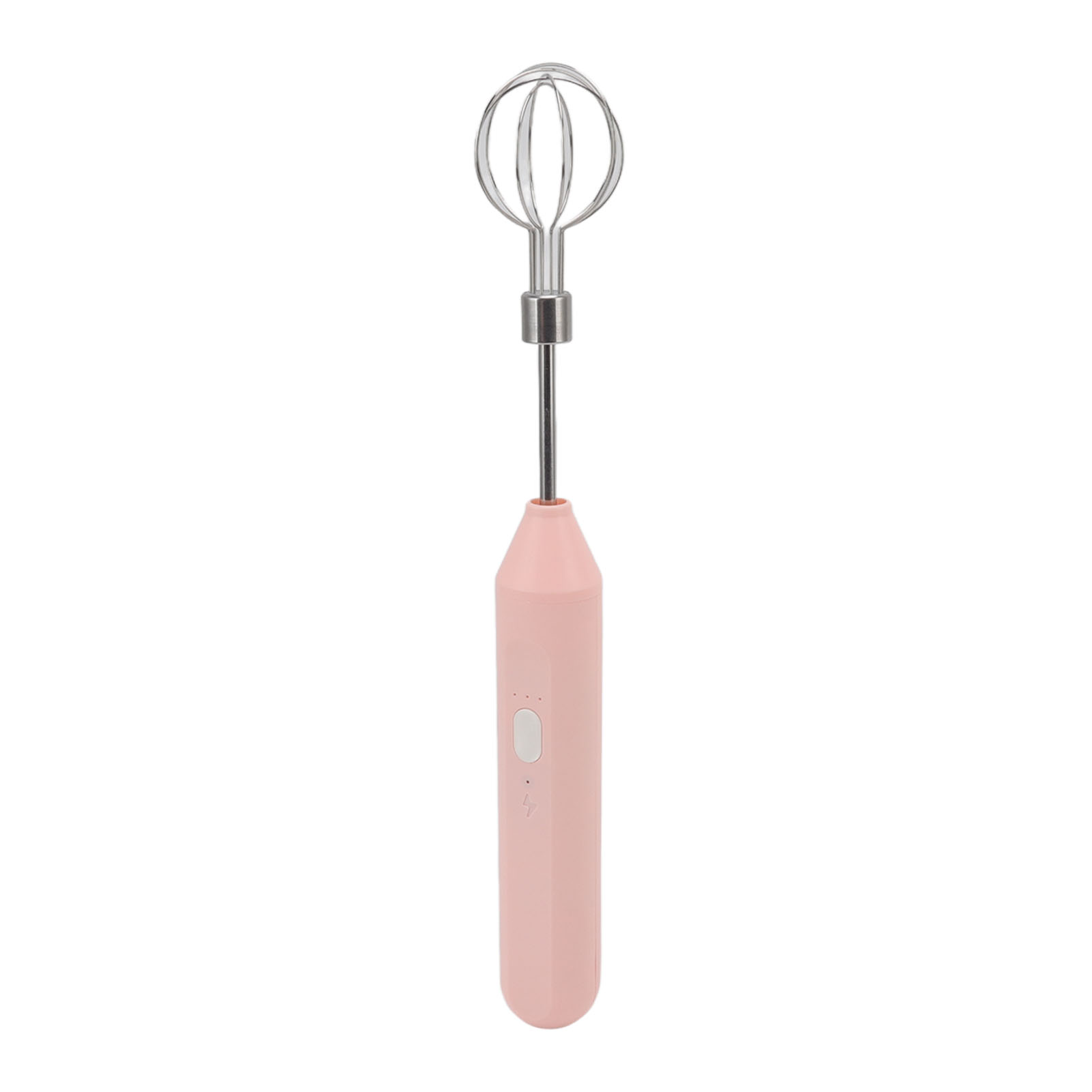 Kabelloser Elektromixer Mit Drei Geschwindigkeitsstufen, Tragbarer Milchquirl Für Selbstgemachtes Backen, Rosa