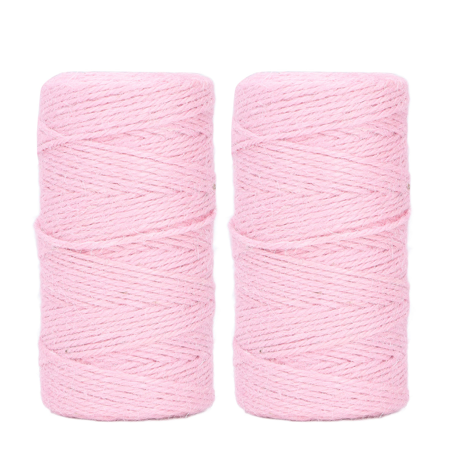 Stück Rosa Baumwollseil, Weich, Leicht, Strapazierfähig, Atmungsaktiv, Diy-werkzeug