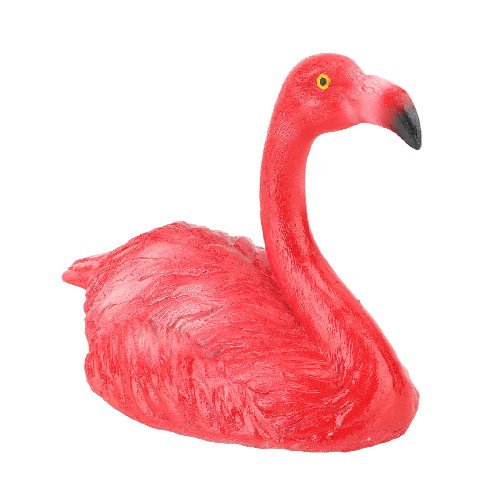 Set Mit 2 Schwimmenden Flamingo-dekorationen Für Teich, Aquarium, Garten, Terrasse, Rasen, Kleiner Roter Flamingo Mit Erhobenem Kopf