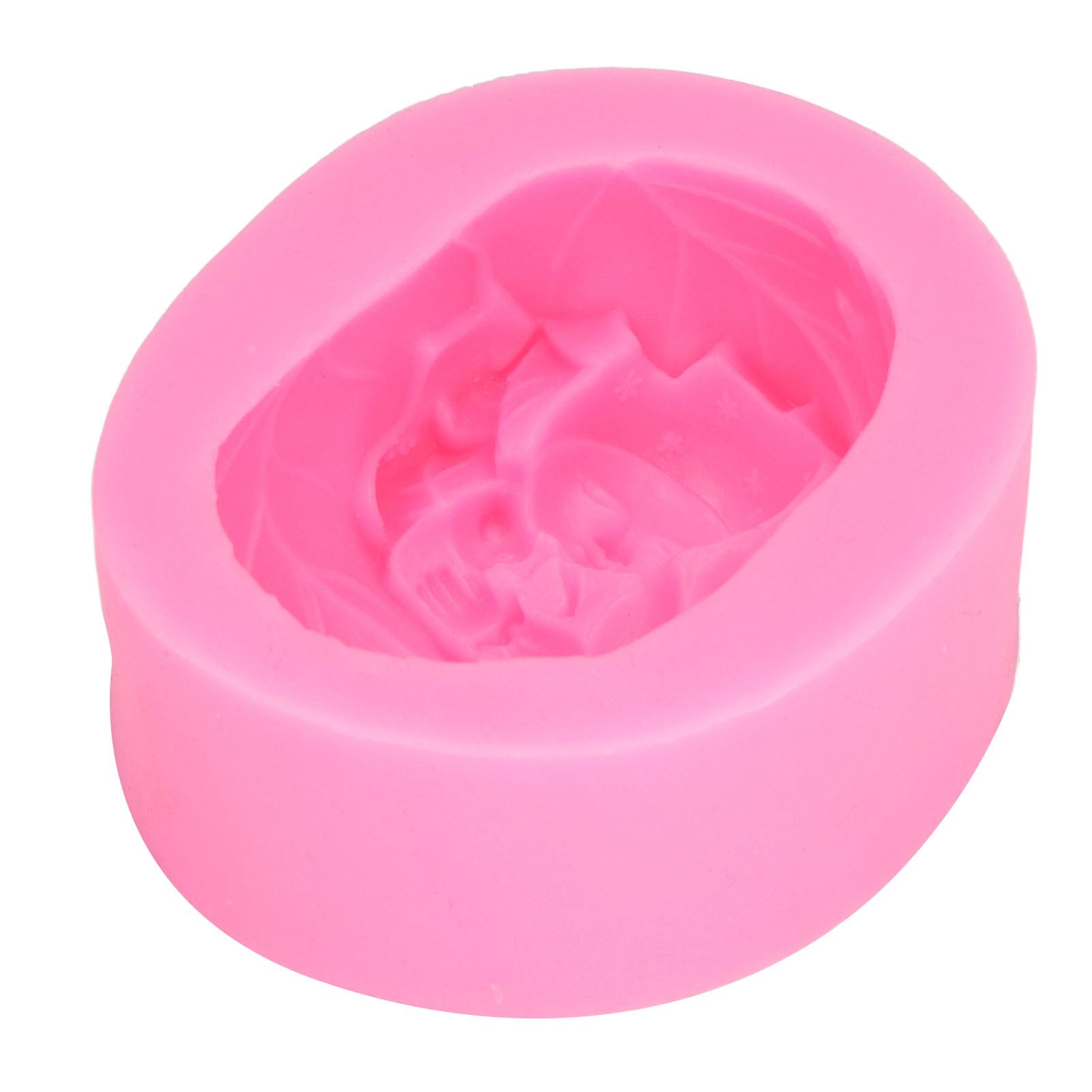 Niedliche Rosa Silikon-babyform, Weich, Bequem, Langlebig, Abwaschbar, Dekorativ, Praktisches Küchenutensil