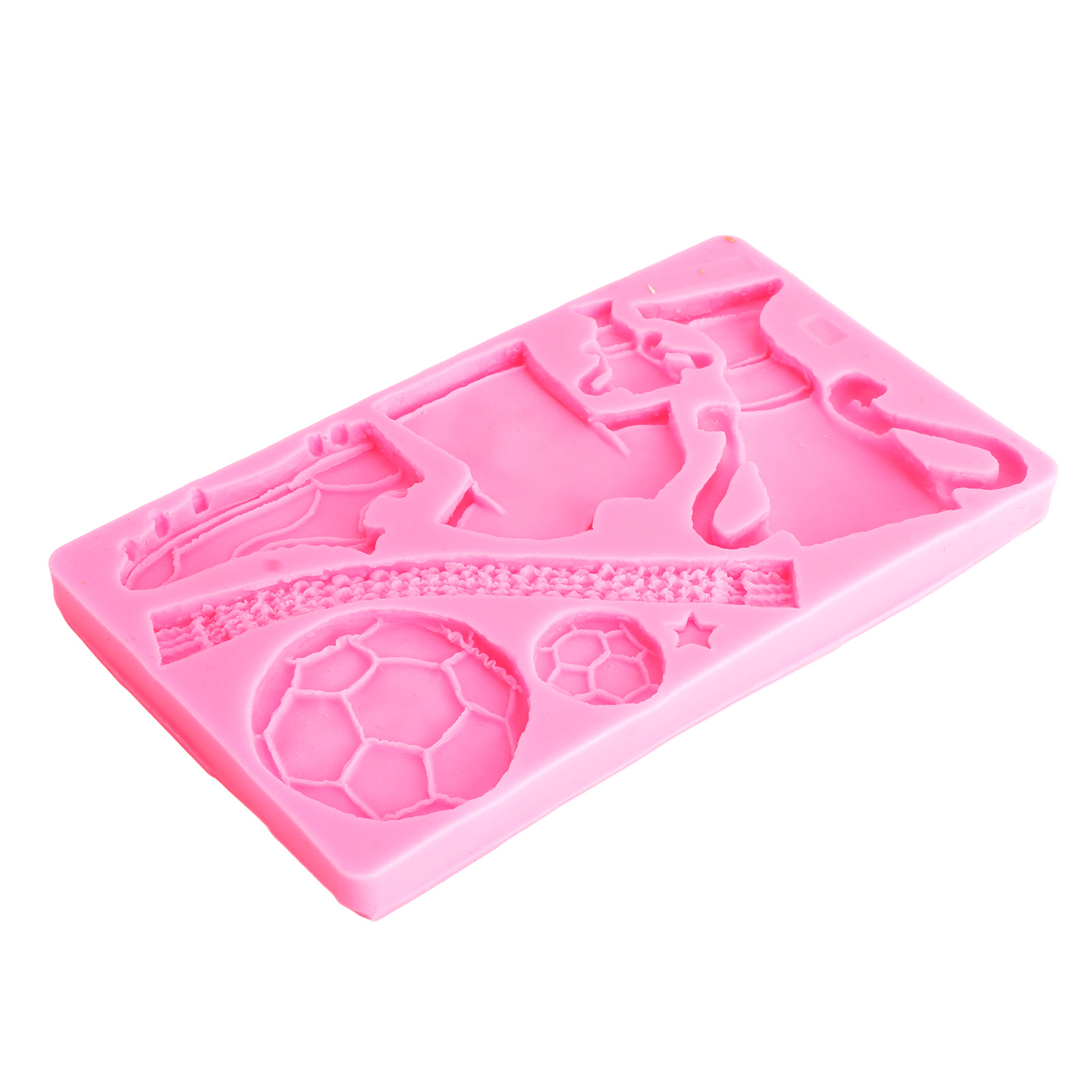 Silikonformen-set Für Fußballpokale, Kleidung, Schuhe, Kuchen, Schokolade, Diy-gebäckformen, Rosa