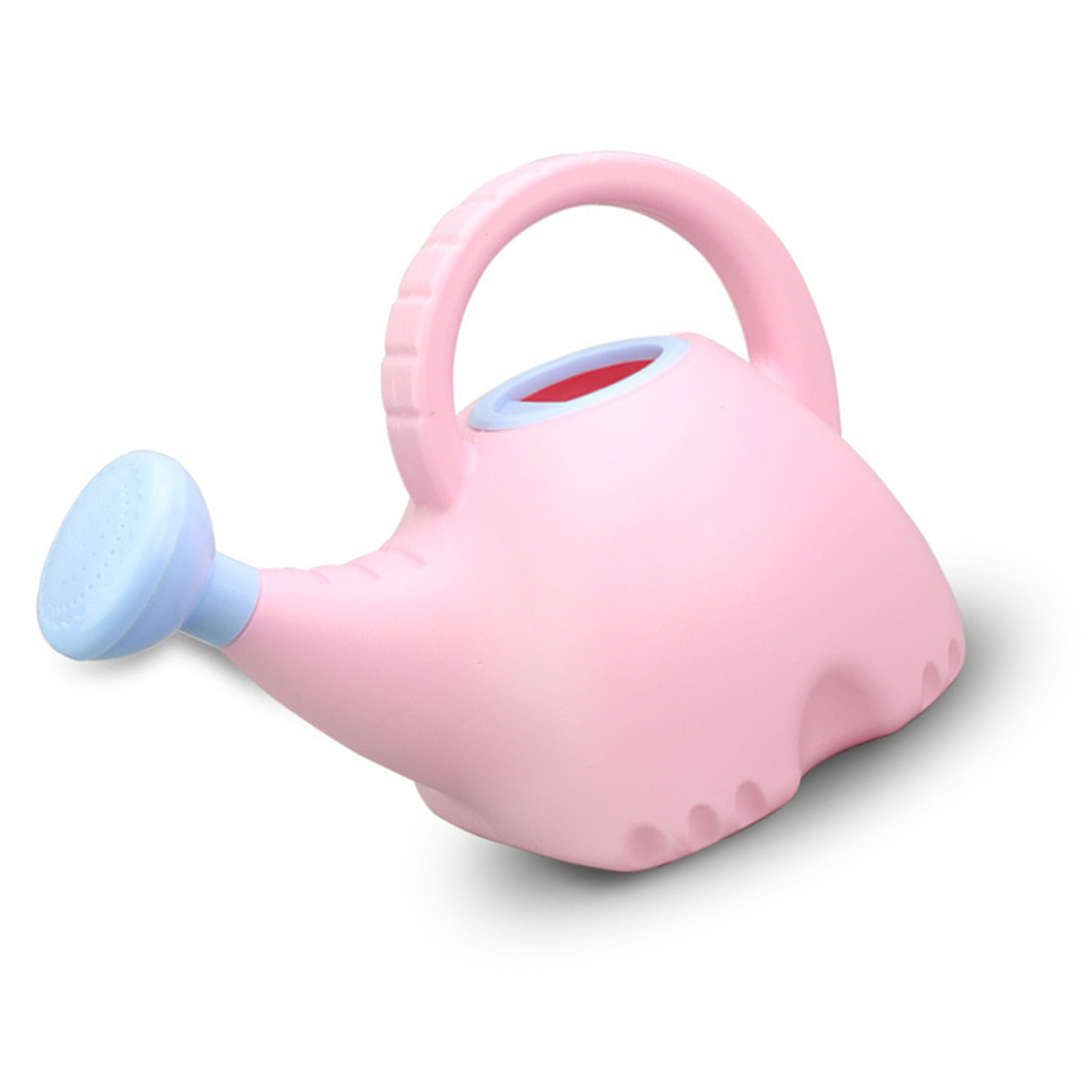 Niedliche, Elefantenförmige Gießkanne Aus Kunststoff Für Kinder, 1,5 L, Rosa, Für Gartenspielzeug