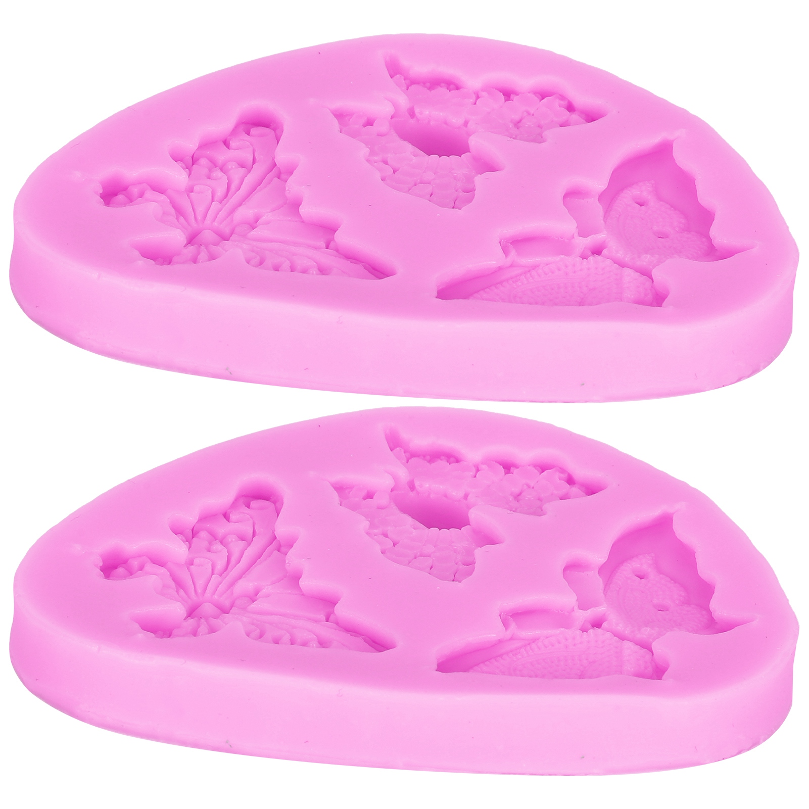 Rosa Silikon-kuchenformen Für Butter, Törtchen, Handgemachte Seife, Gips Und Aromatherapie