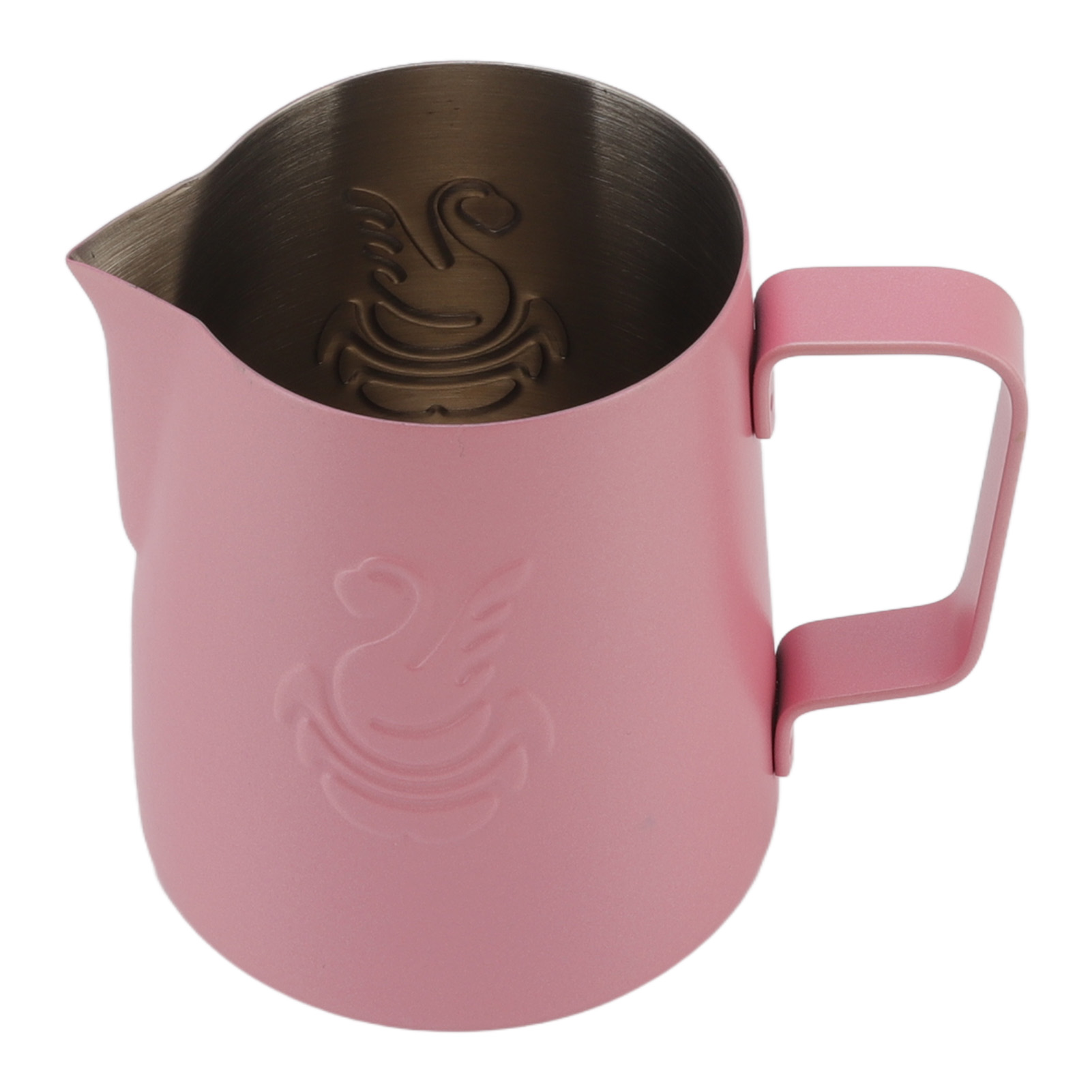 420 Ml Multifunktions-milchkännchen In Rosa, Edelstahl 304 Mit Kaffeeauslauf