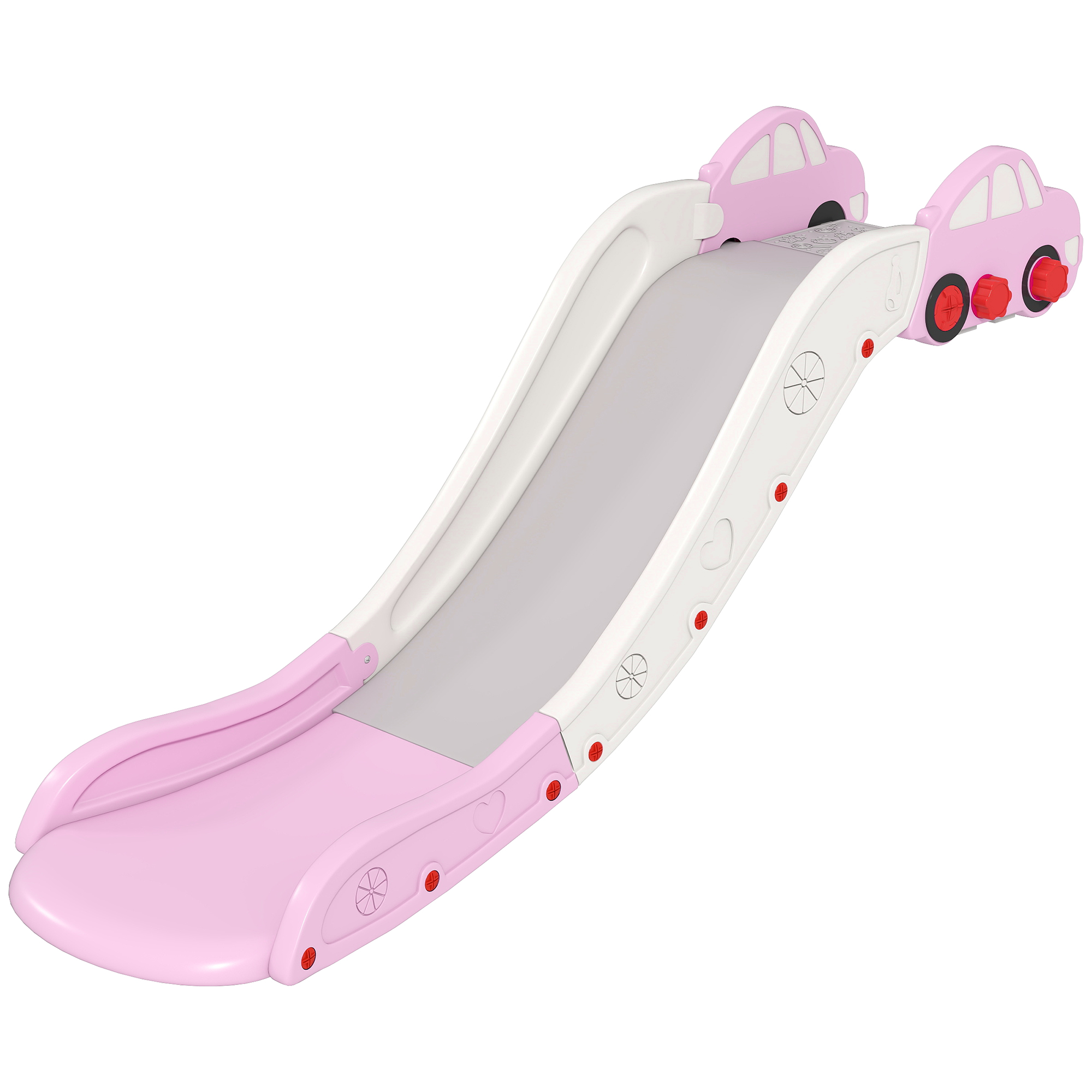 Kinderrutsche Aus Hdpe Mit Integrierter Polsterzone, Für Sofas Und Betten, Für Kinder Von 18–48 Monaten, Rosa