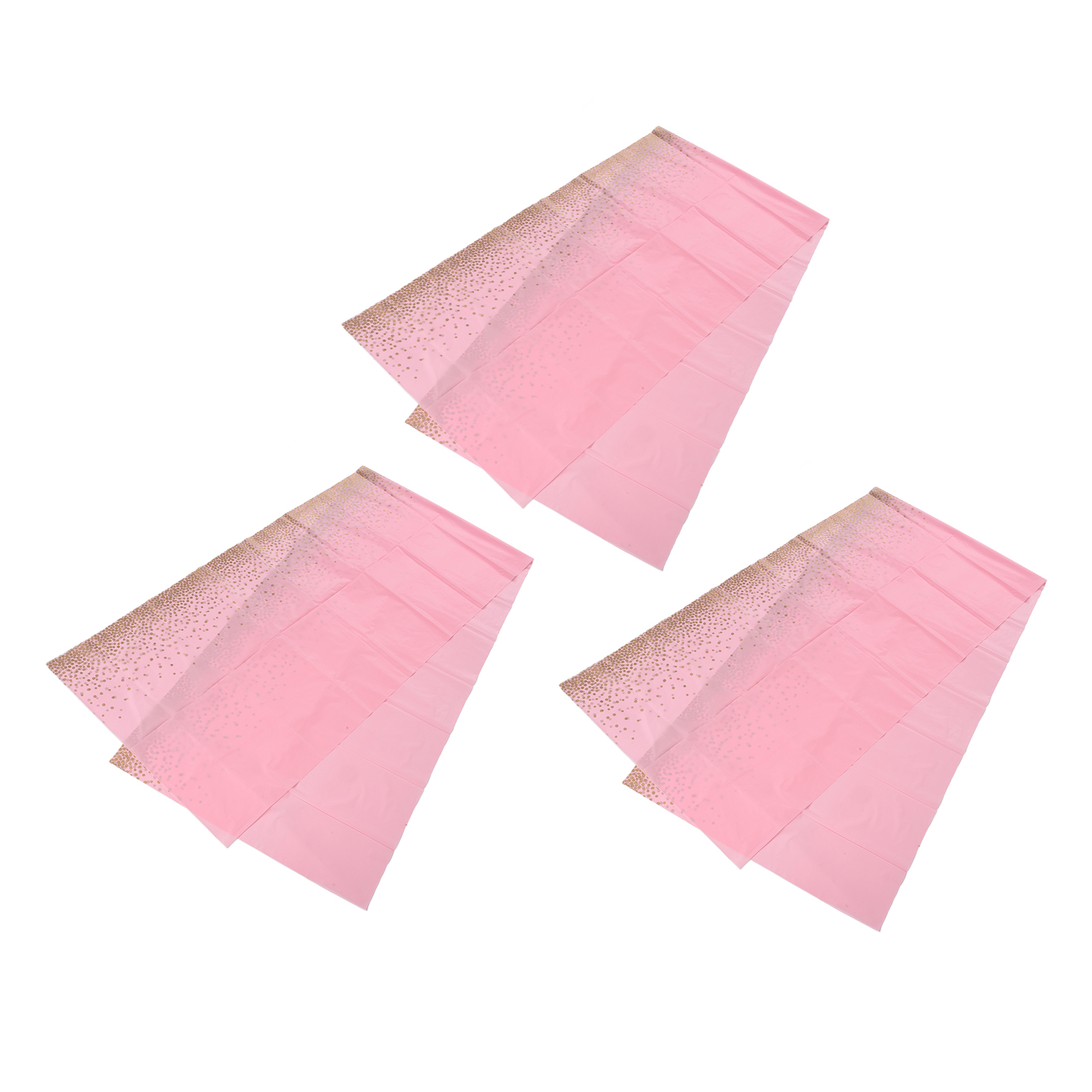 Einweg-tischdecken Aus Wasserdichtem Kunststoff, 3 Stück, Rosa, Elegantes Aussehen, Tragbar