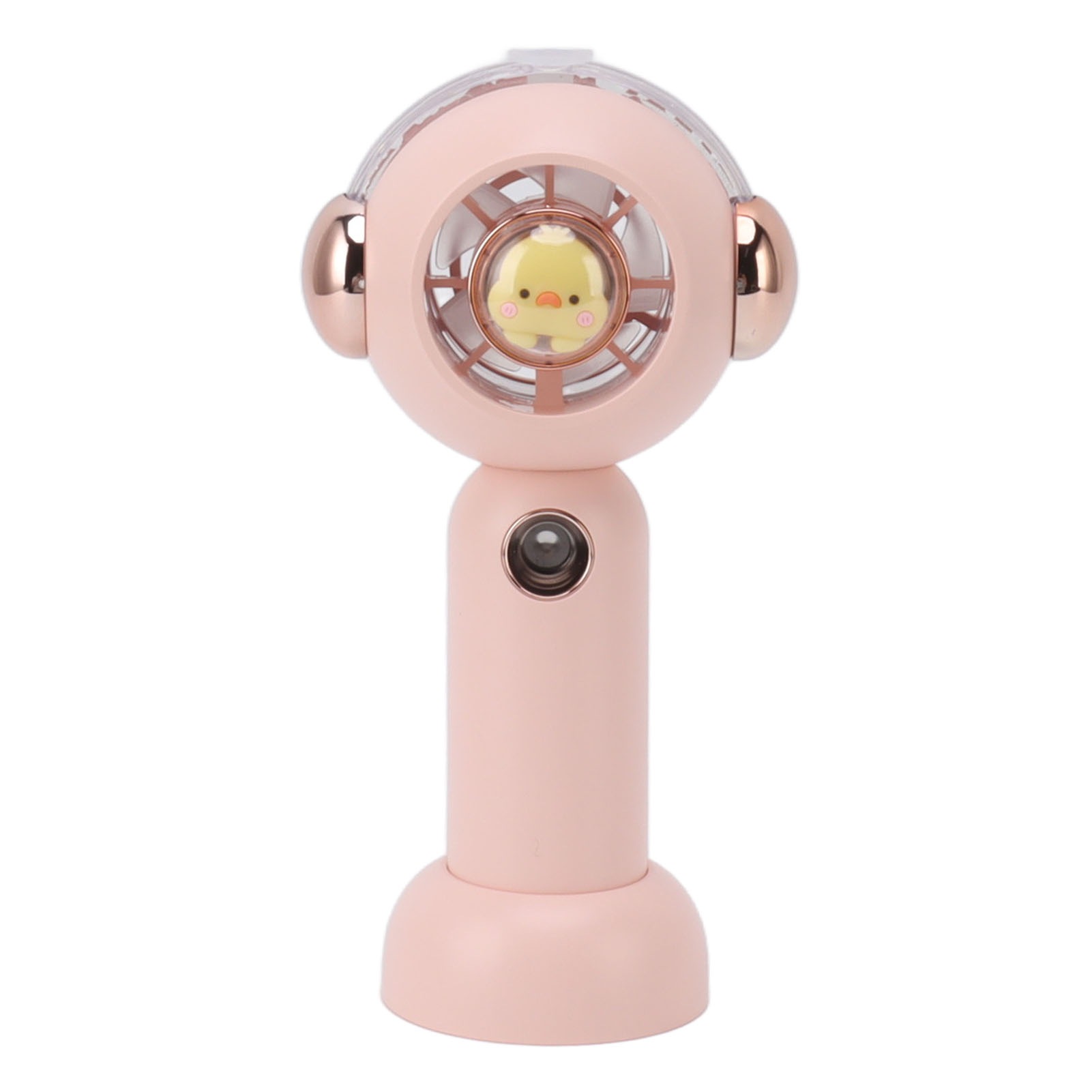 Mini-tragbarer, Usb-aufladbarer Nebelventilator 500 Mah, Pink – Feiner Nebel, Taschenformat