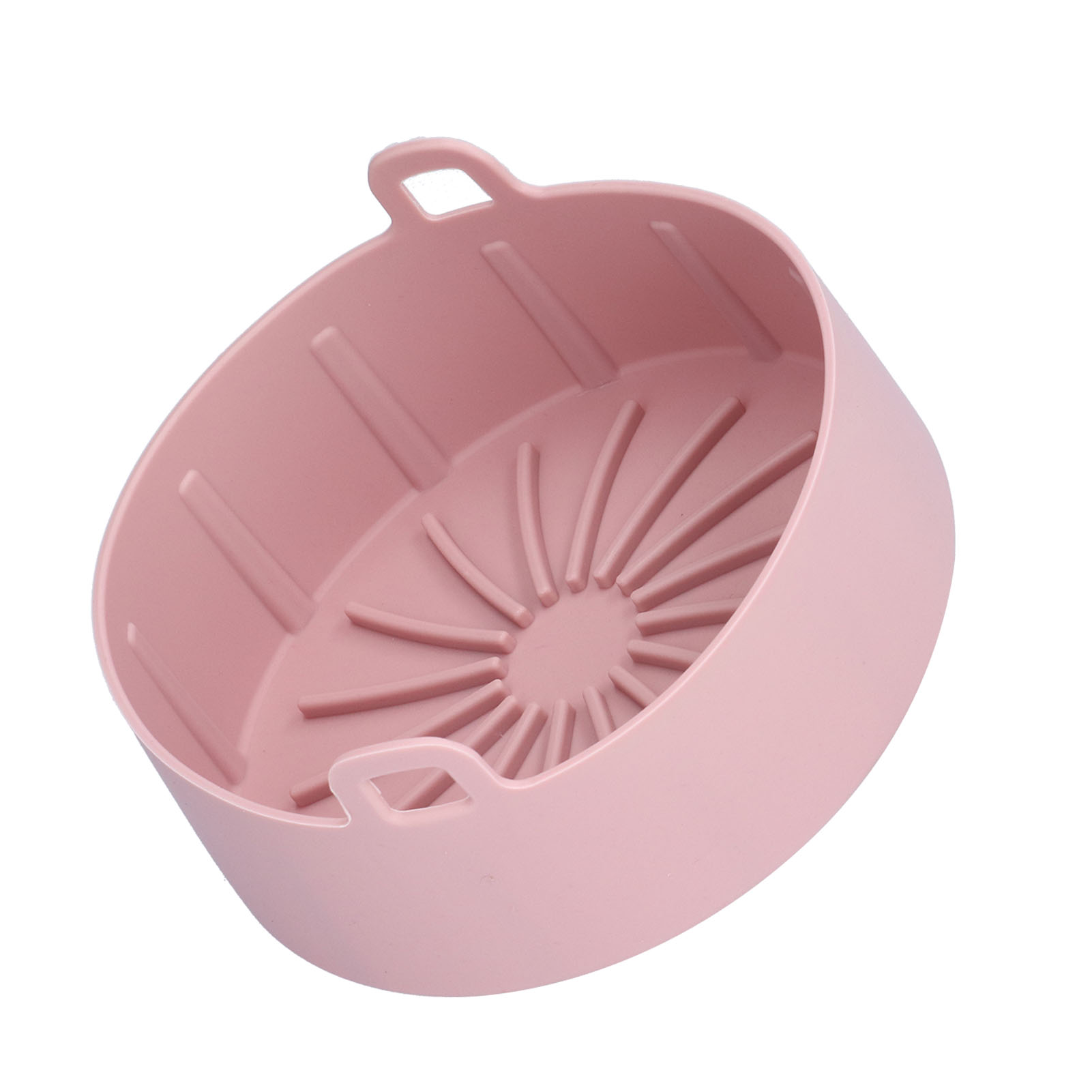 Wiederverwendbarer Frittierkorb Aus Silikon, Frittierblech, Langlebiges Küchenzubehör (20 °c Bis 220 °c), 16 Cm, Rosa