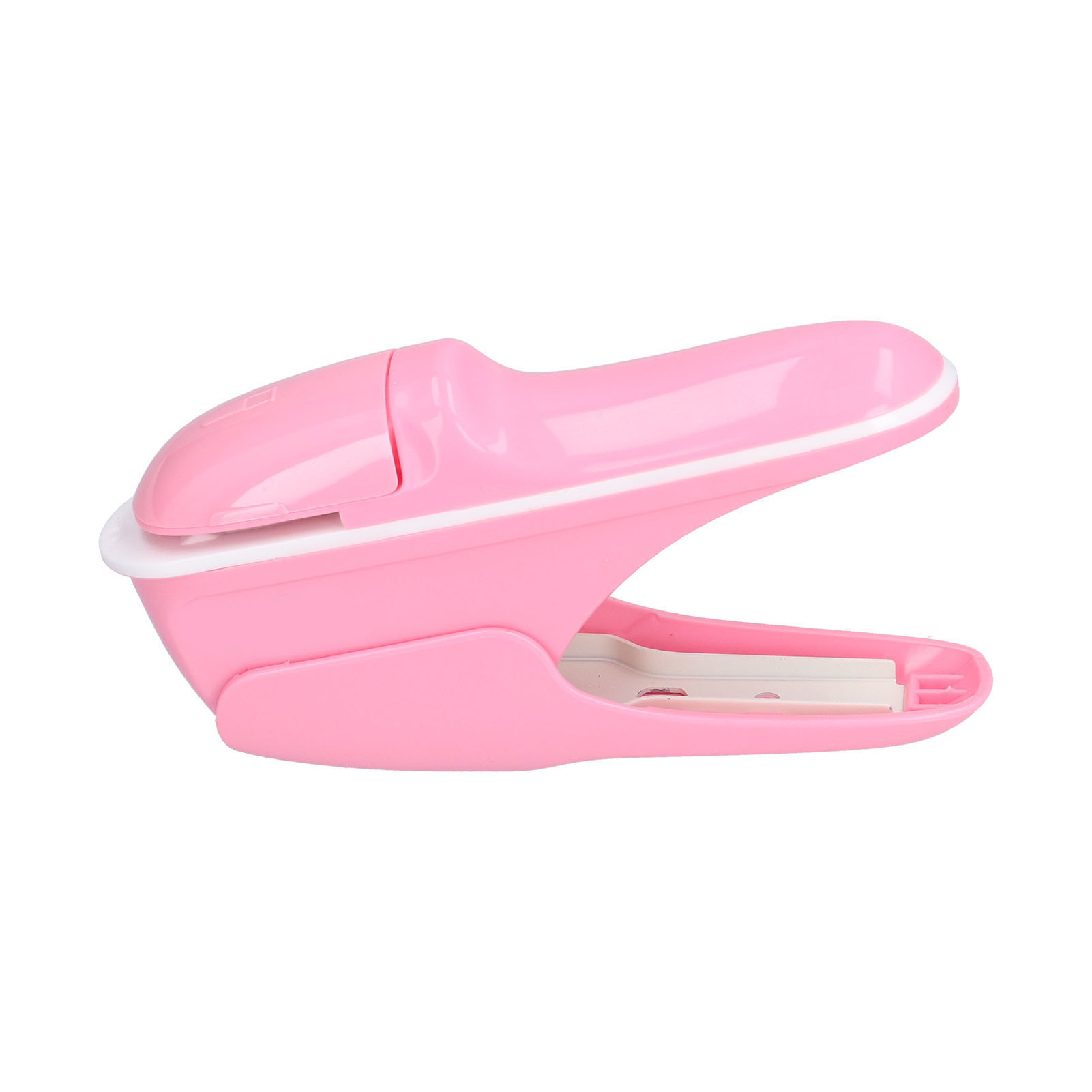 Umweltfreundlicher, Klammerloser Hefter, Abs-heftgerät Für Bürodokumente, Rosa