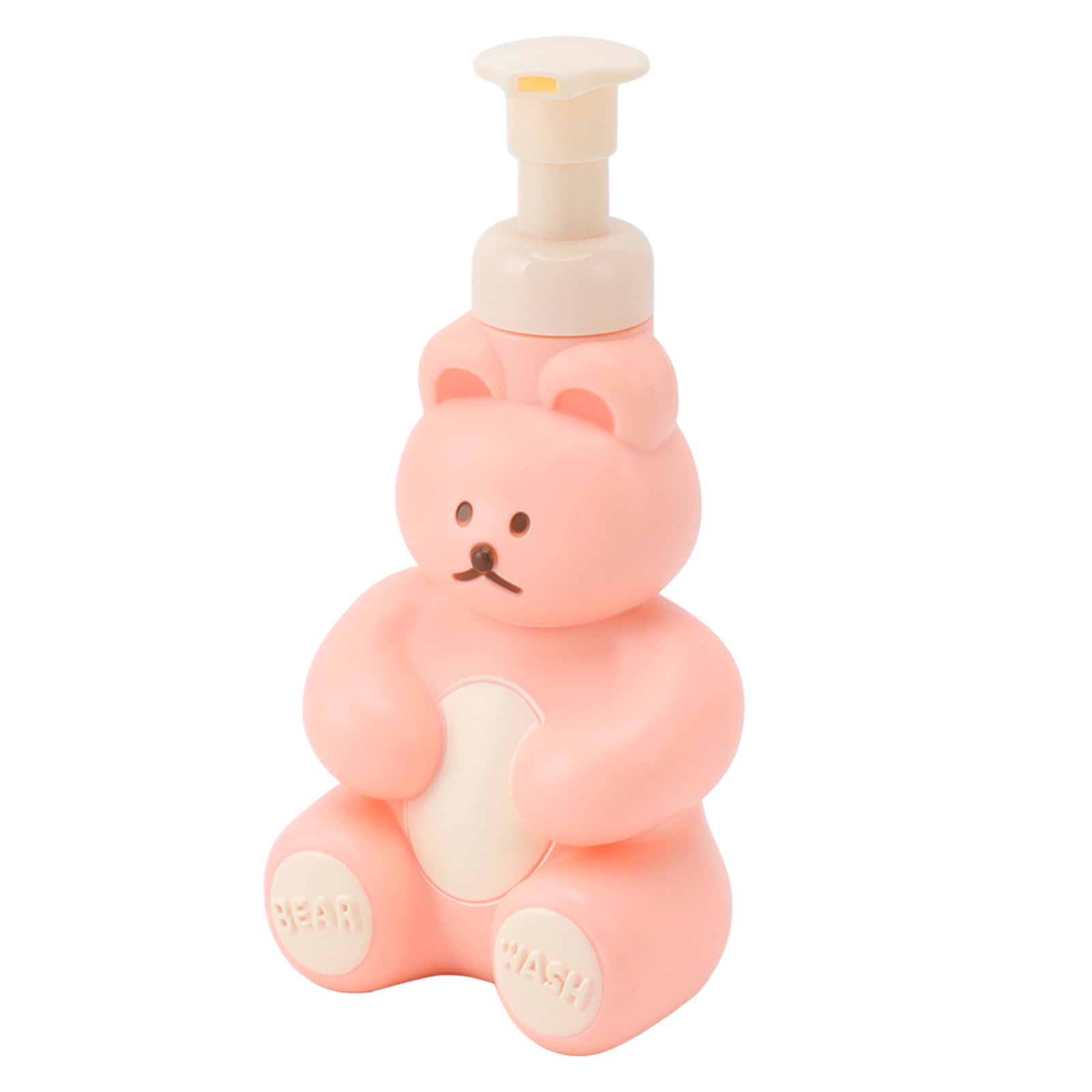Leerer Flüssigseifenspender, Pumpflasche Für Shampoo, Spülung Und Duschgel, Bärenform, Große Rosa Größe