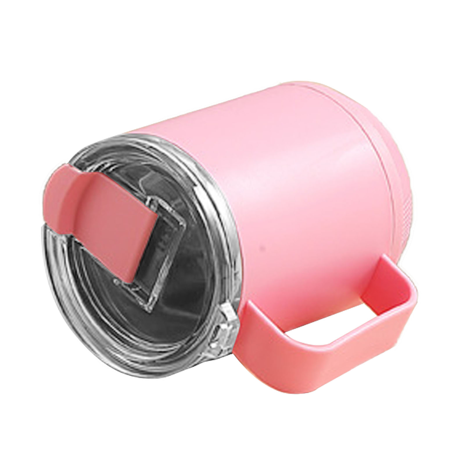 460-ml-kaffeebecher, Innenbeschichtung Aus Edelstahl 304, Auslaufsicher, Stilvoll Und Tragbar Für Outdoor-aktivitäten, Rosa