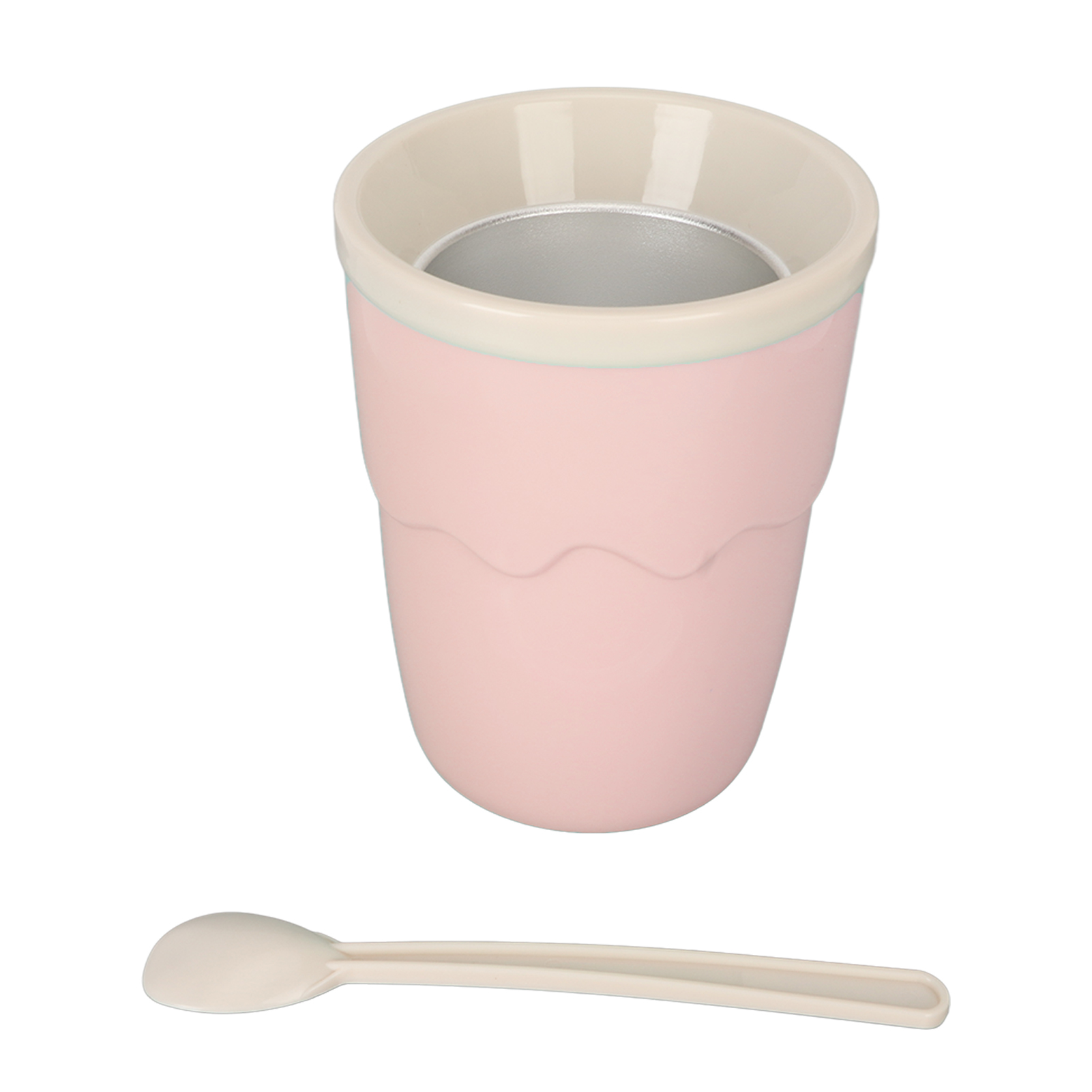 Slush-becher 200 Ml, Leicht Und Robust, Aus Pp-aluminium, Einfach Zu Handhaben, Kompakte Größe, Ideal Für Familienreisen Und Camping, Rosa