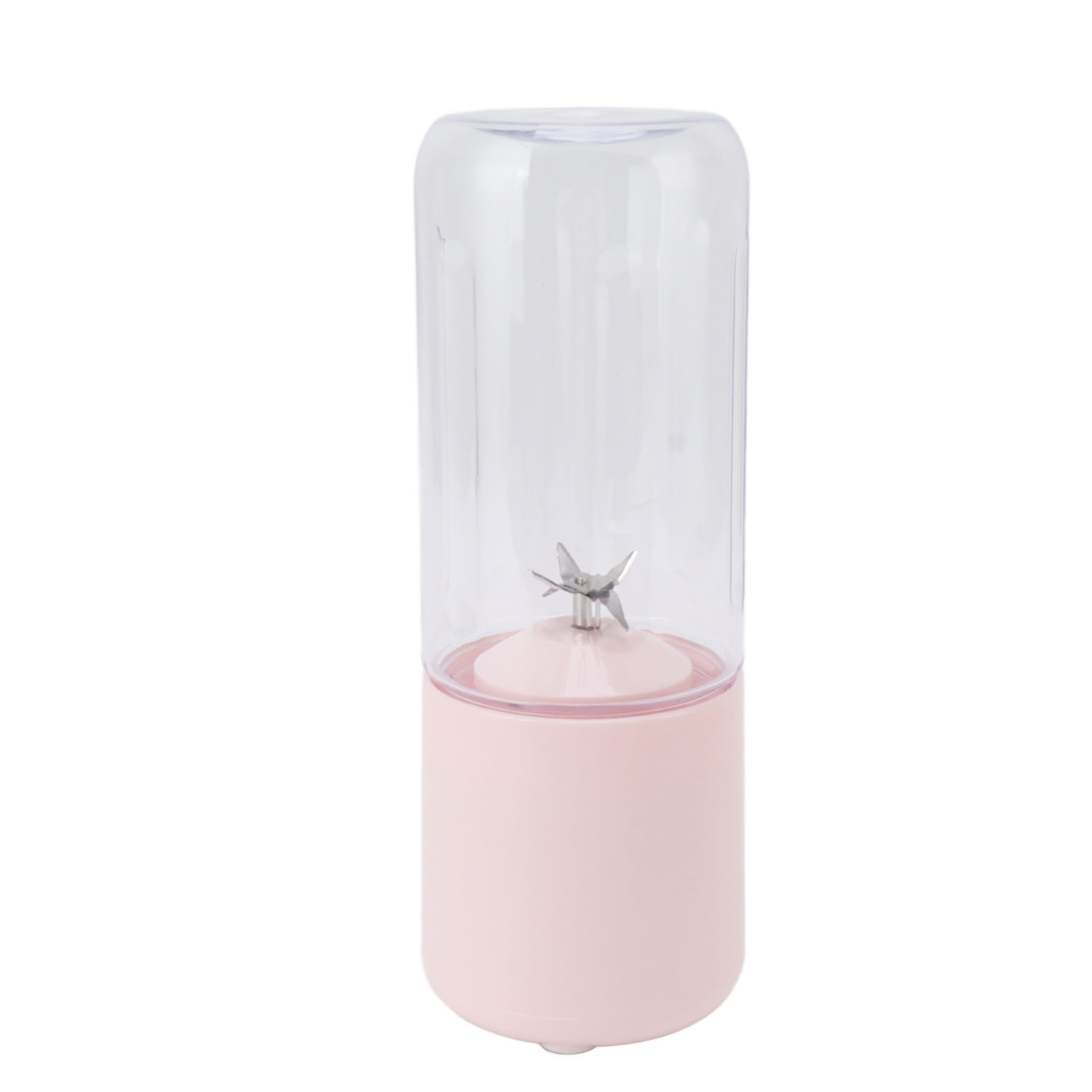 Tragbarer 500-ml-mini-mixer Für Smoothies Und Shakes, Usb-aufladbar, Mit 6 Klingen, Ideal Für Sport Und Reisen, Pink
