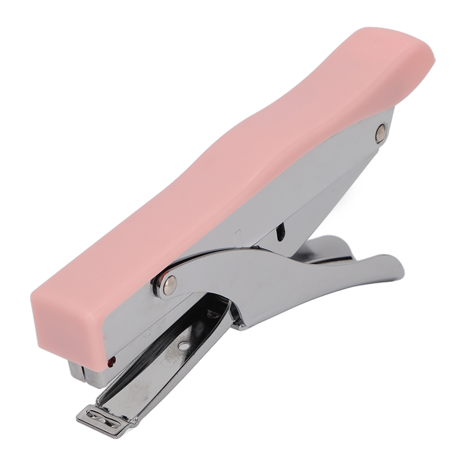 Ergonomischer, Tragbarer Hefter Mit Mattierter Oberfläche Für Dokumente, Zuhause, Schule, Büro, Rosa