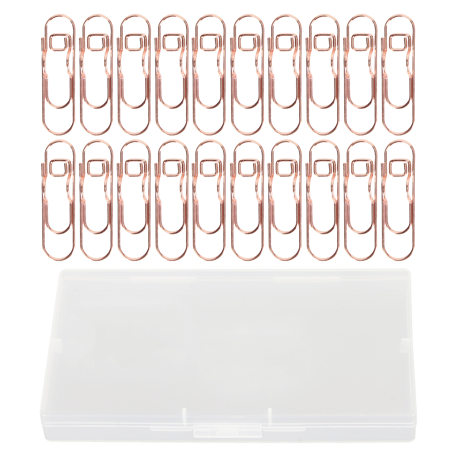 20 Stifthalter Aus Roségoldenem Metall, Tragbare Stiftclips Für Bürobedarf, 20er-packung