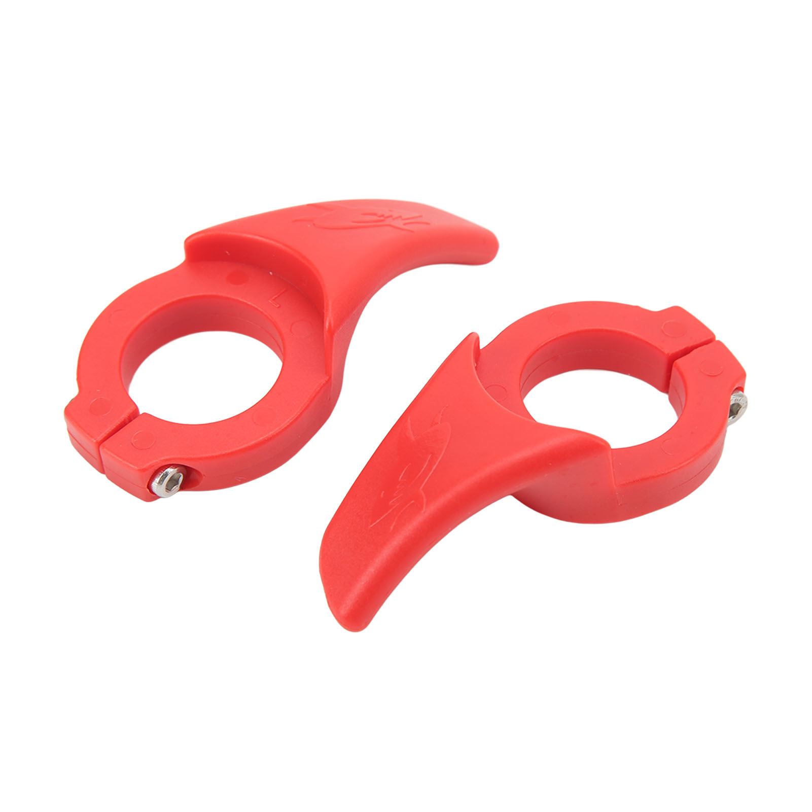 Paar Verschleißfeste Daumenauflagen Für Den Lenker, Force Thumb Grips, Rote Mountainbike-lenkerenden