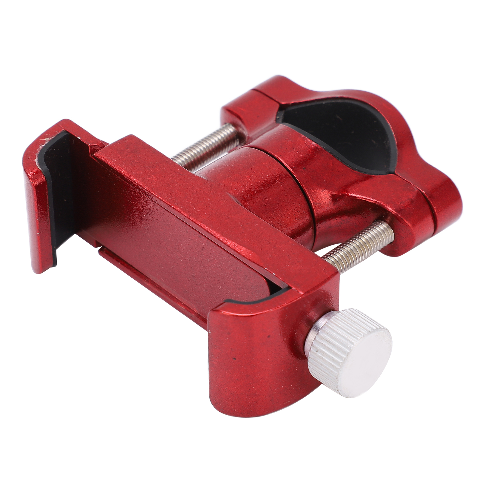 Robuster Handyhalter Aus Aluminiumlegierung Mit Inbusschlüssel Für Fahrräder, Motorräder Und Roller (rot)