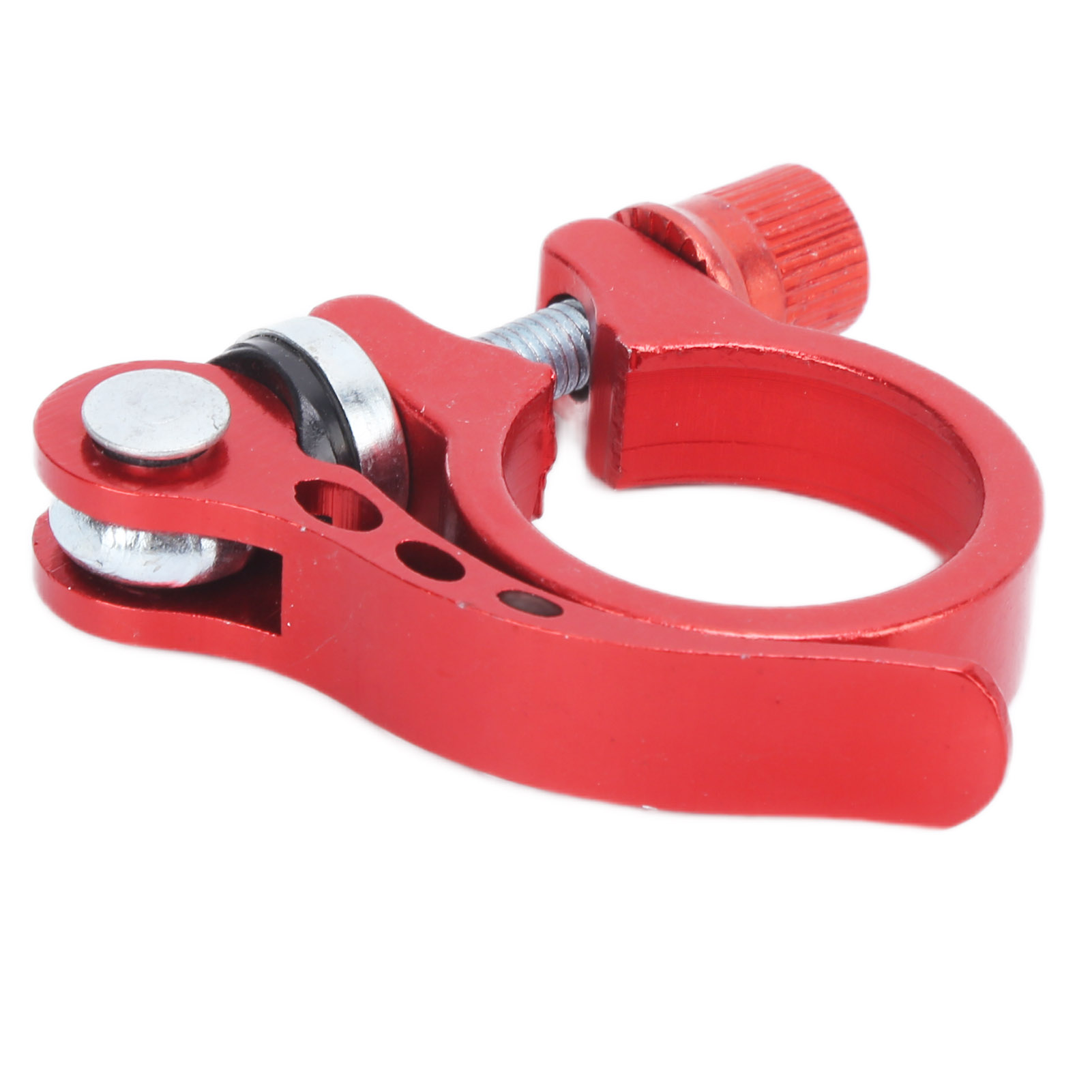 Schnellspann-sattelklemme Aus Aluminiumlegierung Für Mountainbike-sattelstützen – 3 Cm Klemmung, Rot