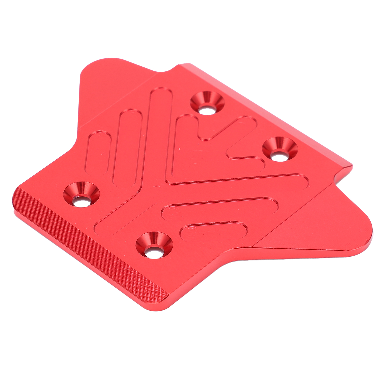 Heckplatte Aus Aluminiumlegierung Für Arrma Kraton 6s 1/8 Rc-car, Rote Schutzhülle