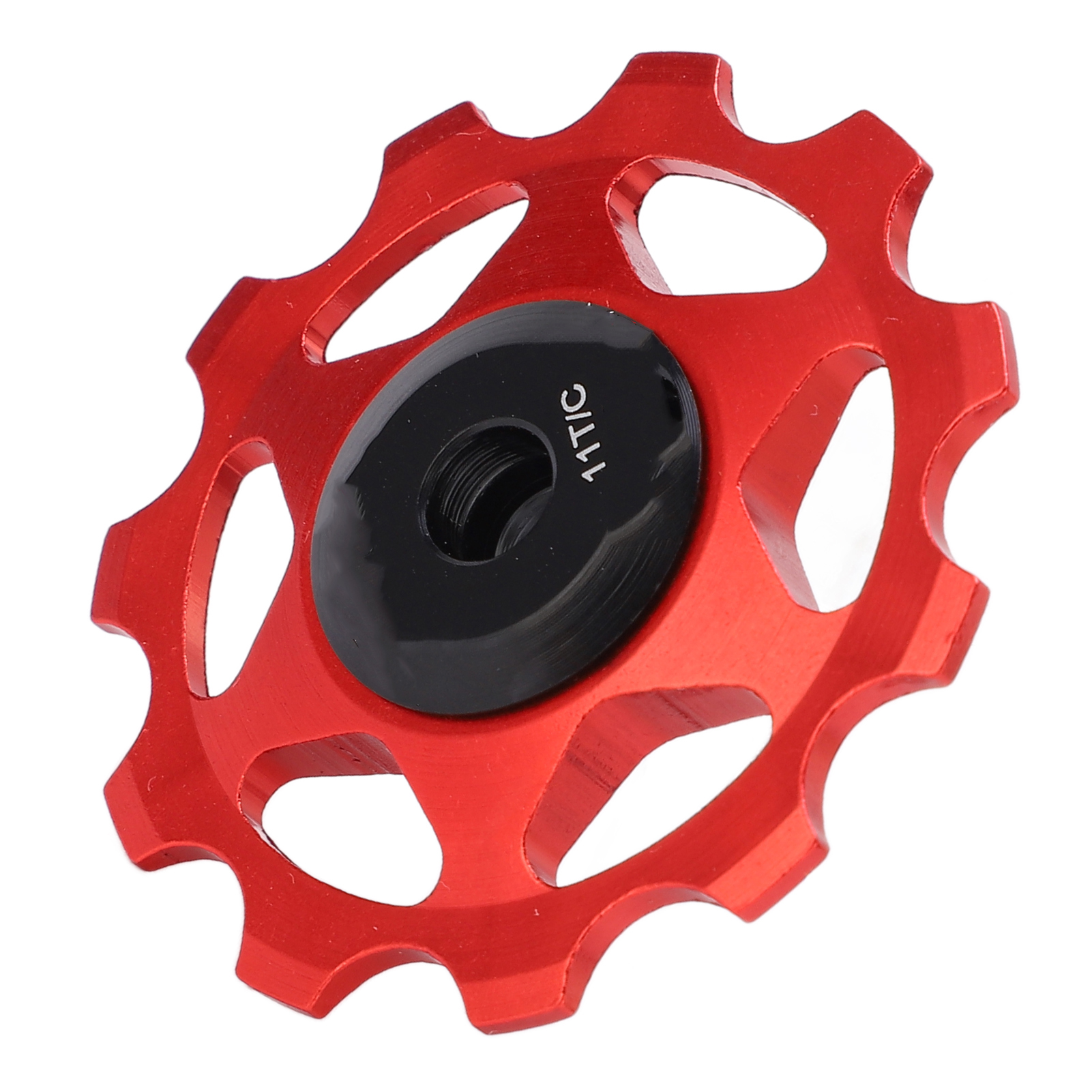 Schaltwerksrolle Für Mountainbikes, 11 Zähne, Führungsrolle Mit Lager, Ersatzteil, Rot