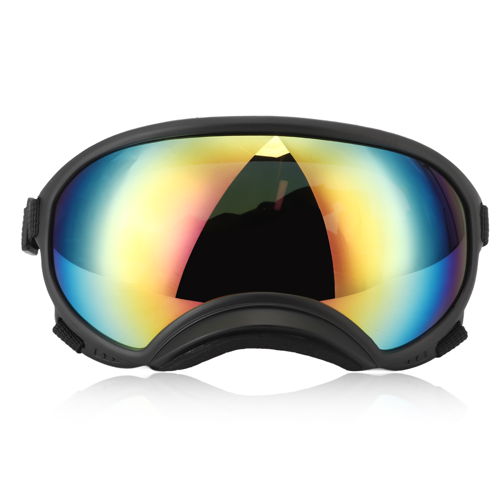 Uv-beständige Hundebrille, Stoßfest, Verstellbare Riemen, Für Große Hunderassen, Haustier-sonnenbrille, Rot