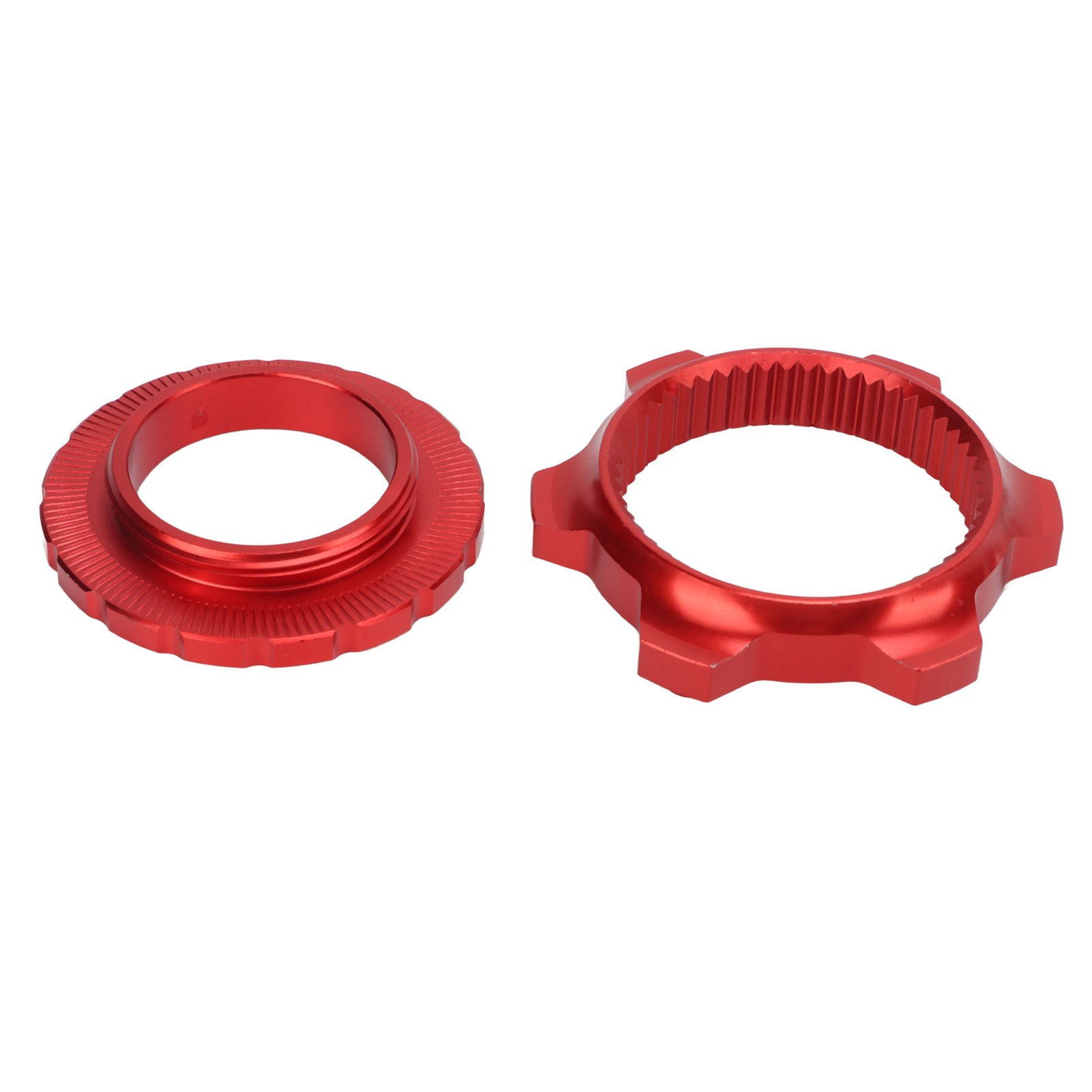 Ergonomischer Centerlock-adapter Aus Aluminiumlegierung Für Mountainbikes, Rot