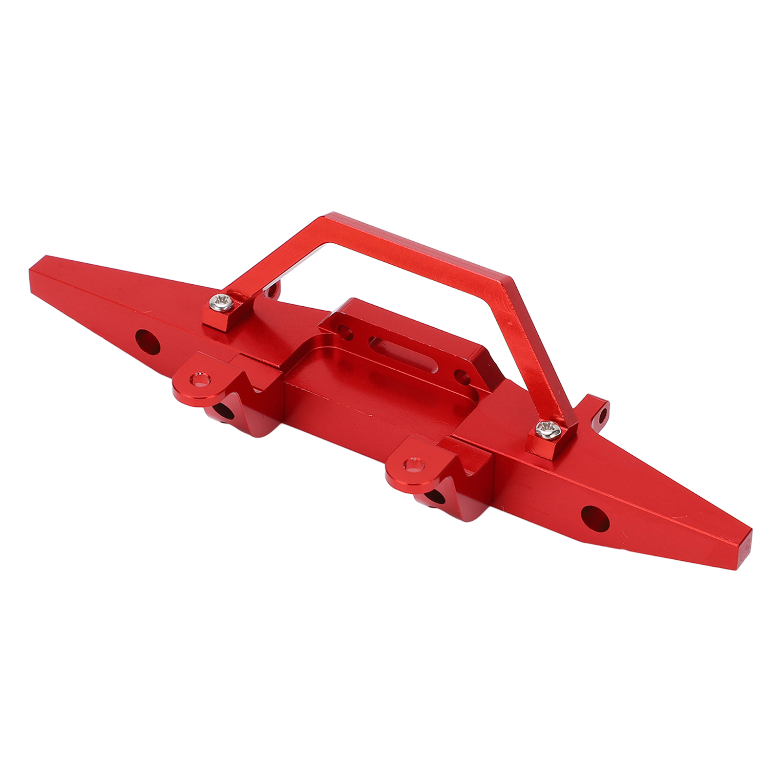 Rc-car-frontstoßstange Aus Metall-aluminium Mit Anhängerkupplung Für Mn D90 1/12 Fahrzeug, Rot