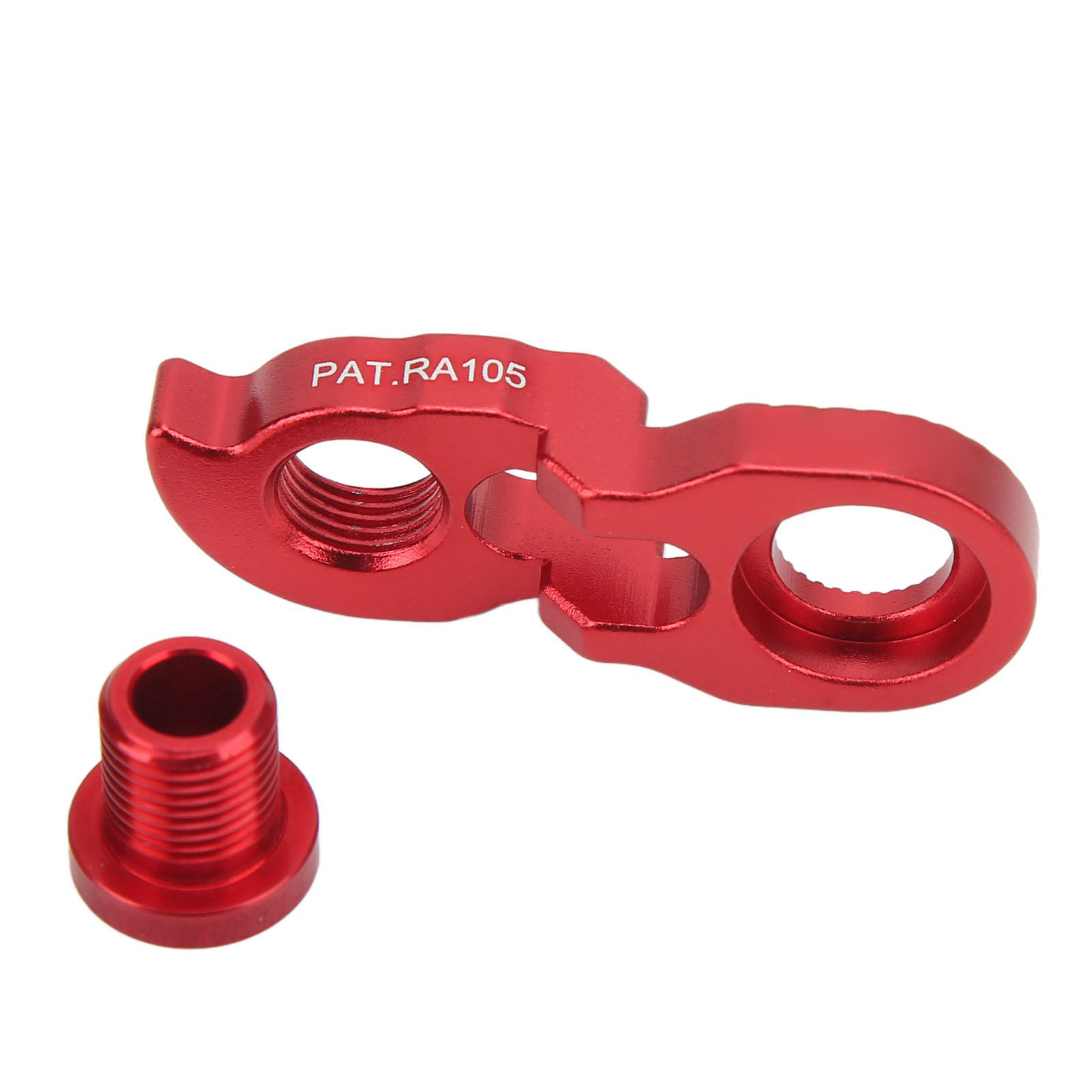 Risk Fahrrad-schaltwerk, Aluminium-ausfallende, Verlängerungshaken, Kettenblatt, 40t 42t 46t 50t 52t, Mountainbike, Rot