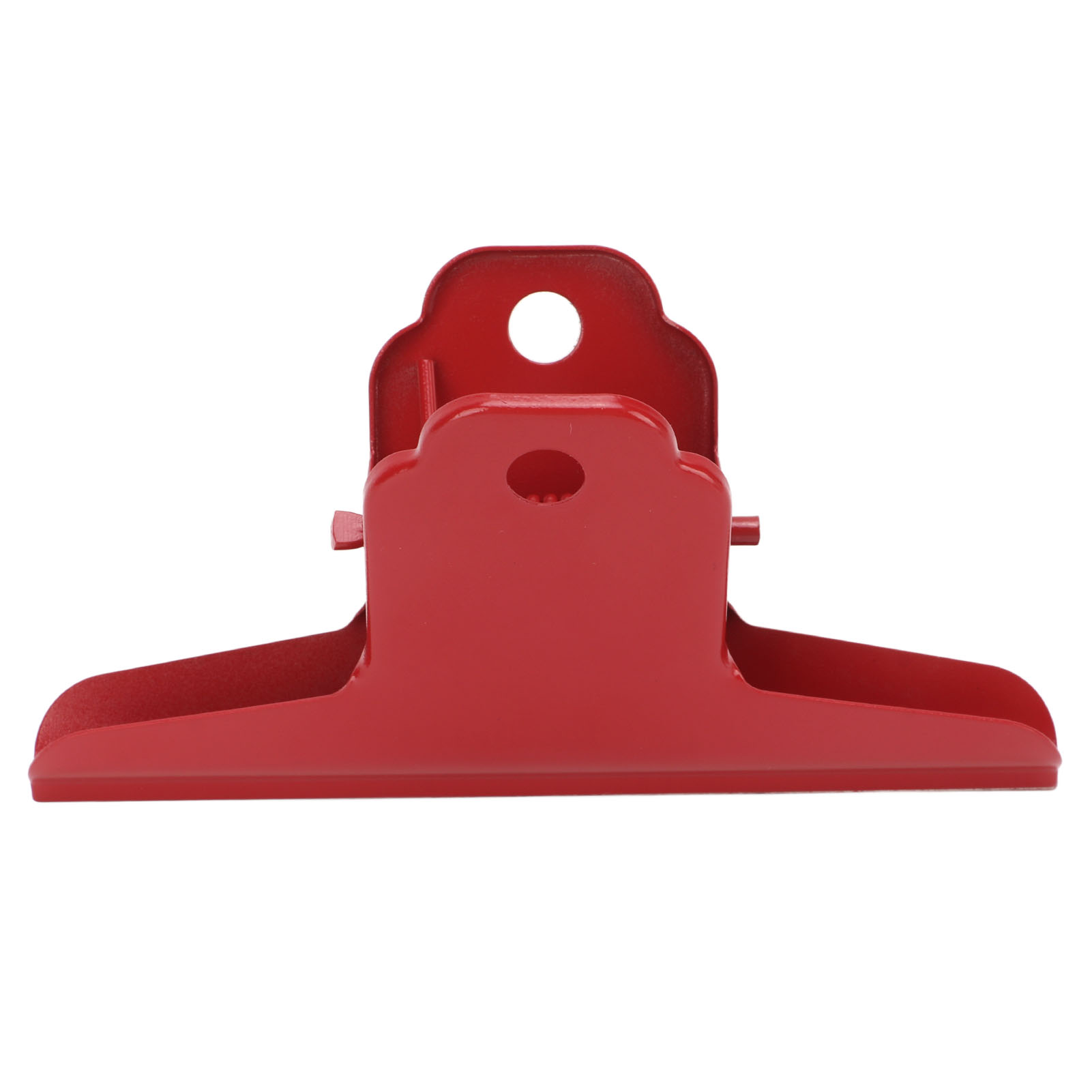 Set Mit 10 Metall-schreibtischklemmen, Groß, Starker Und Langlebiger Halt, Aktenklemmen Für Zuhause, Schule Und Büro – Rot
