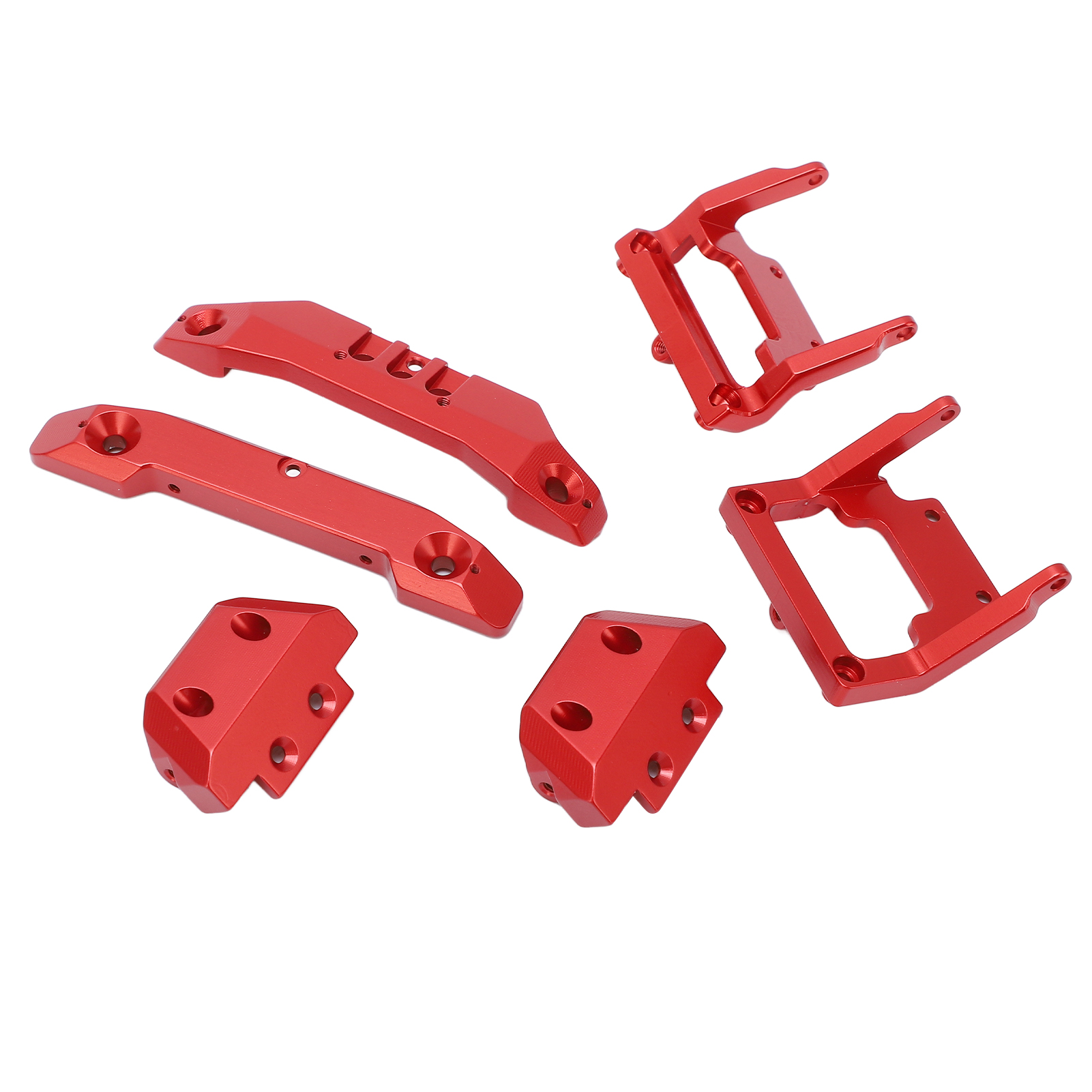 Stoßstangen Aus Aluminiumlegierung Für Traxxas Latrax Teton 1/18 – 1/18 Rc-ersatzteile, Rot