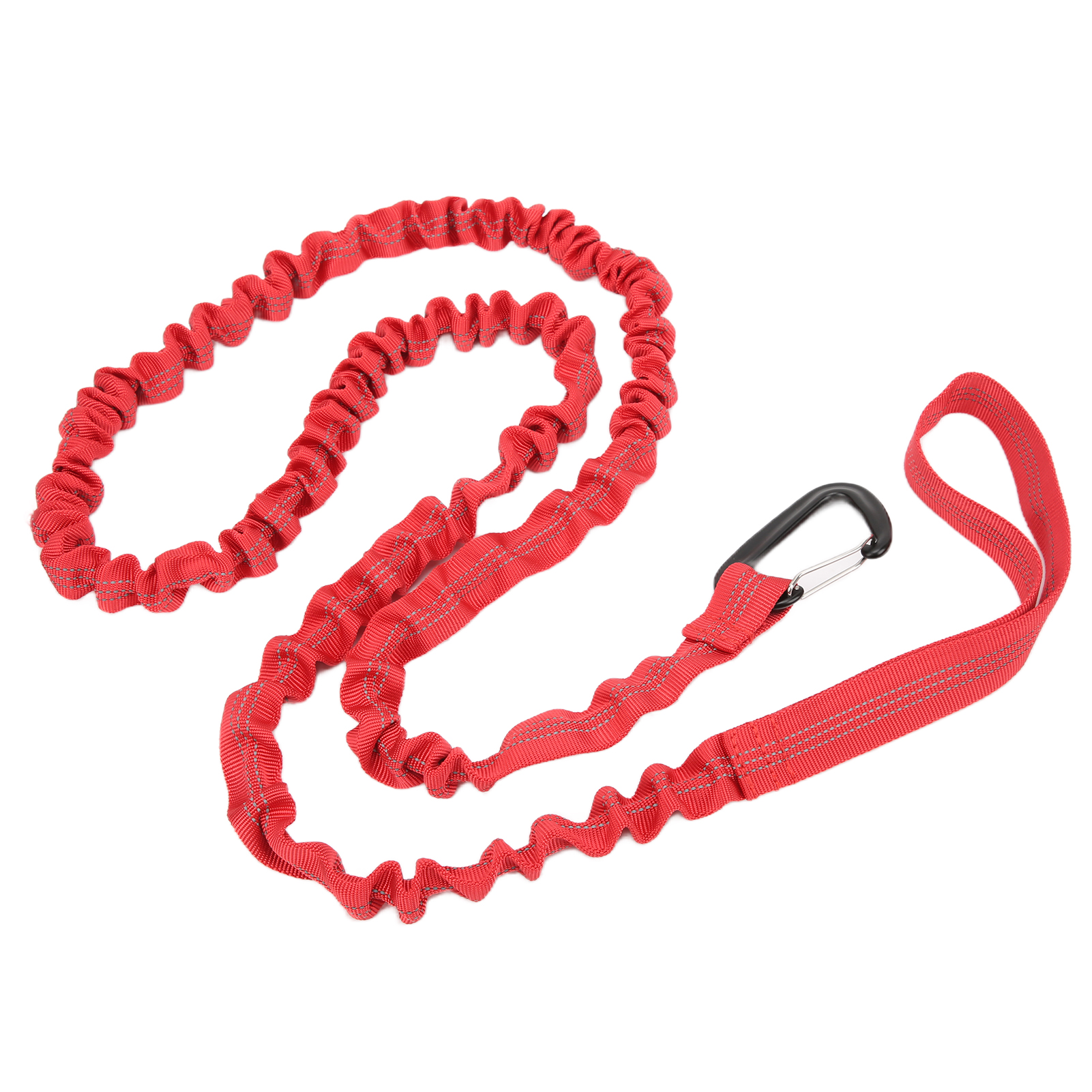 Robustes, Flexibles Abschleppseil Mit Stoßdämpfendem Karabiner, Stilvolles Design, Für Lkw, Outdoor-aktivitäten Und Fahrräder, Rot
