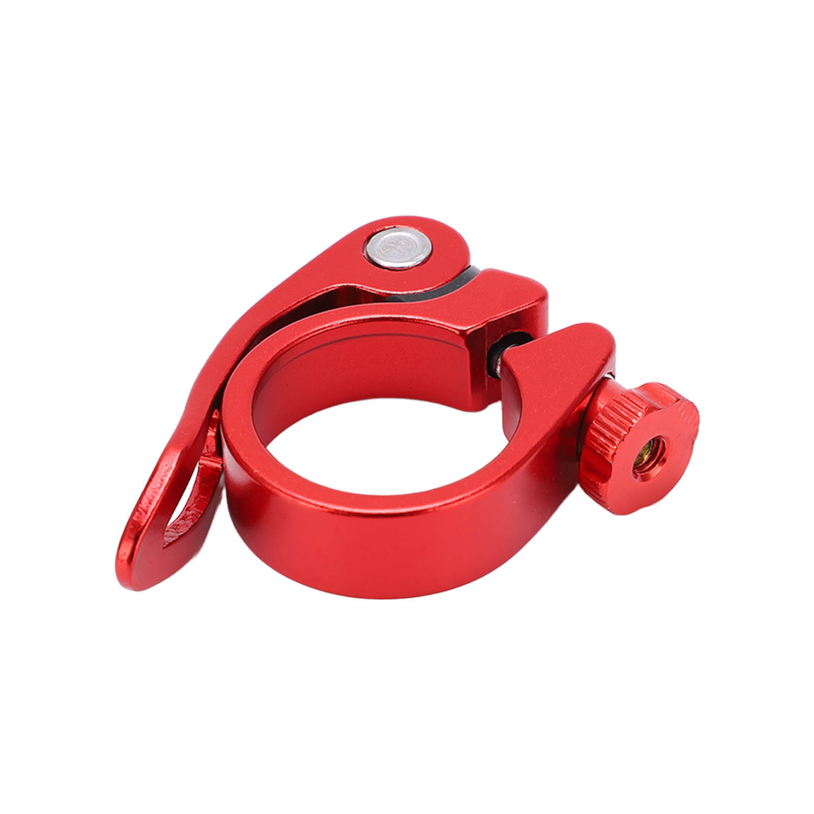 Bolany Mountainbike-sattelstützenklemme, Schnellspannklemme Aus Aluminium Für Fahrradsattelstützen, 34,9 Mm, Rot