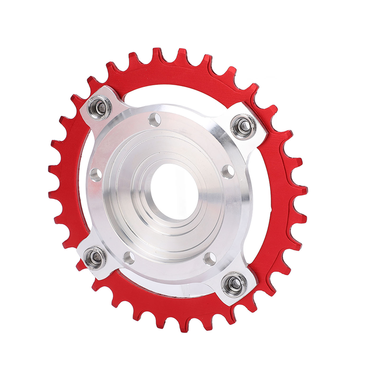 104 Bcd 32-zahn-kettenblattadapter, 104 Bcd Ritzel, 32 Zähne, Positiv/negativ-umrüstsatz, Rote Basis Für Tongsheng-motor