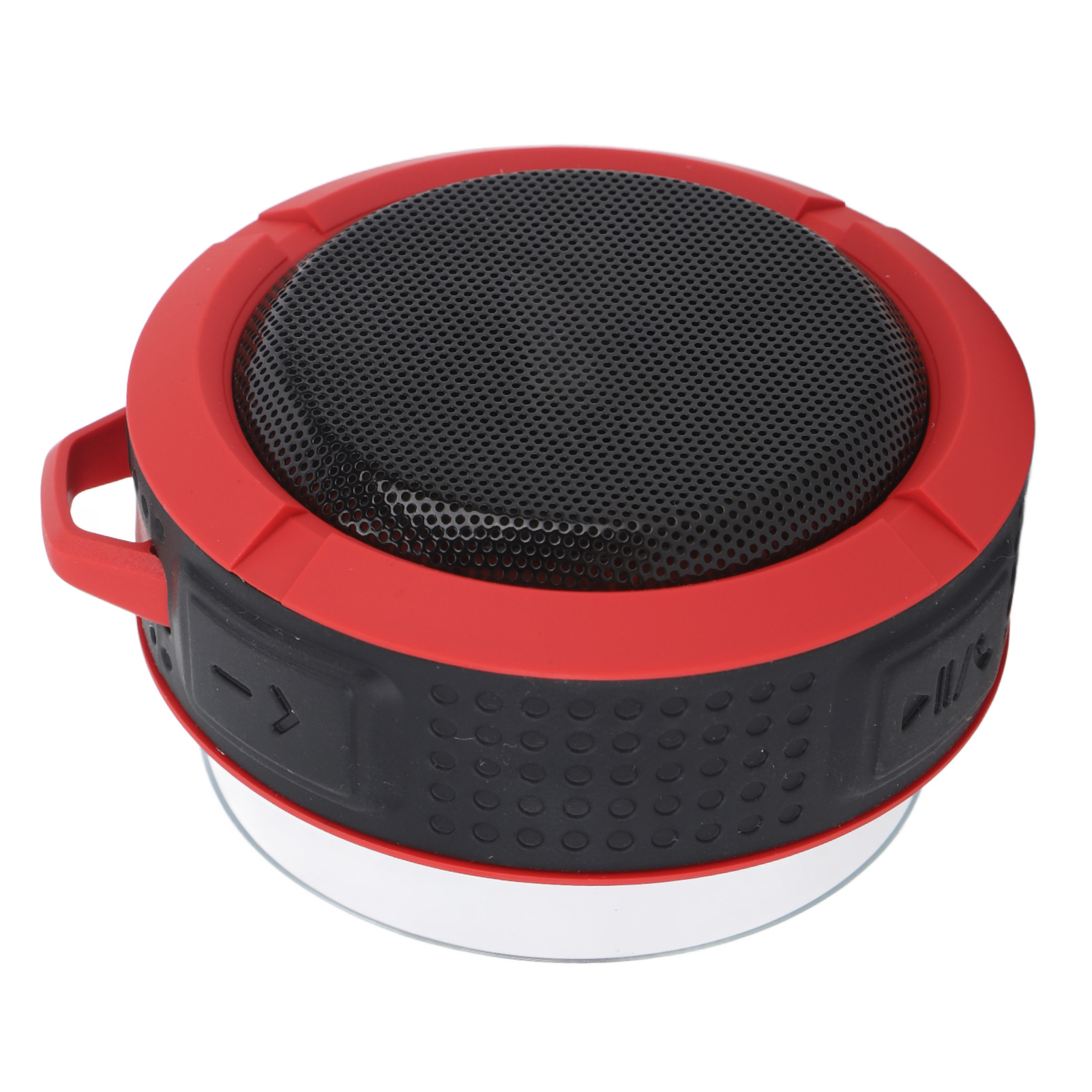 Bluetooth-lautsprecher Mit Saugnapf, 3,7 V, 500 Mah, Ip65 Wasserdicht, Tragbar, Kabellos, Für Badezimmer Und Outdoor-aktivitäten, Rot