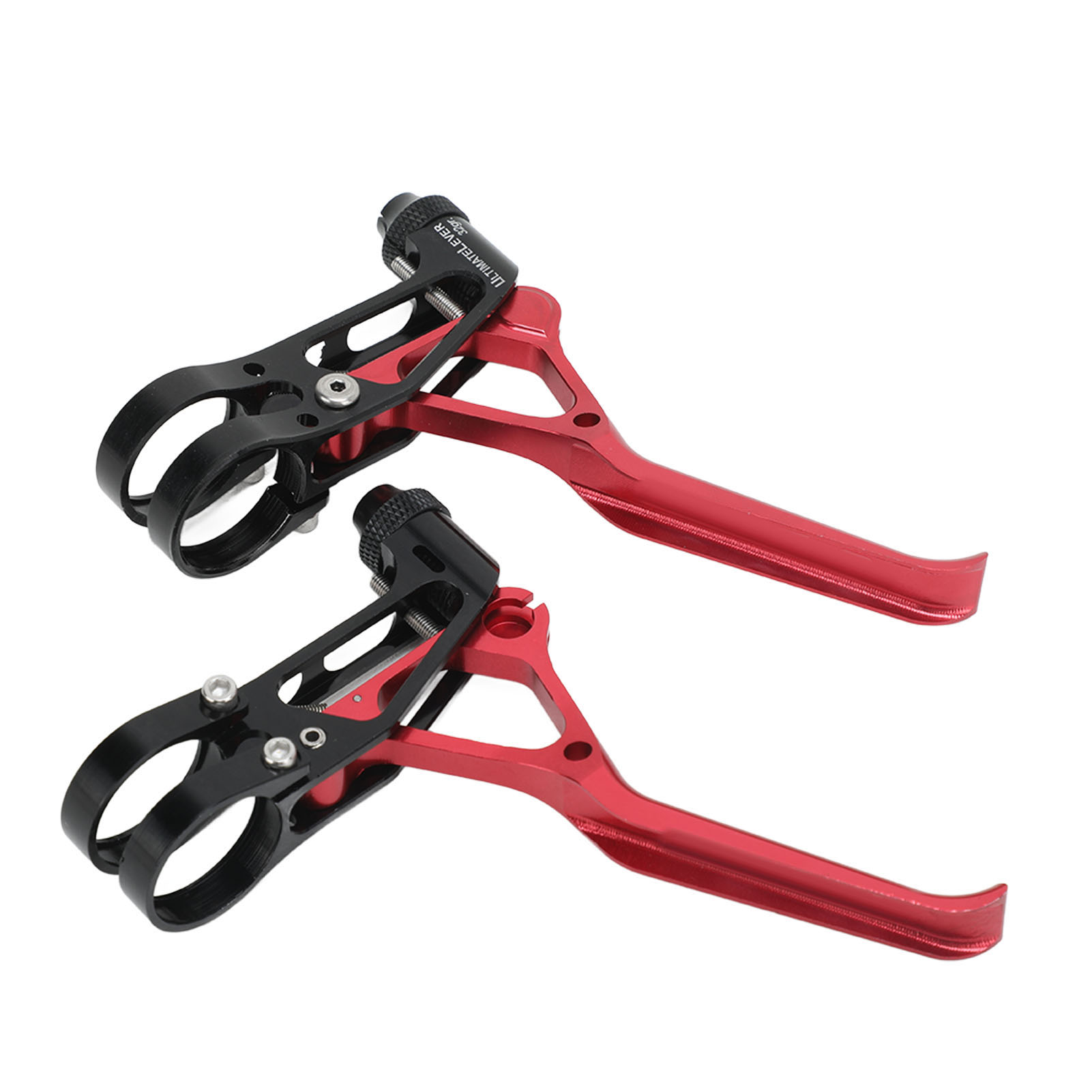 Ultraleichte, Cnc-gefräste Bremshebel Aus Hohlem Aluminium, Einfach Verstellbar Für 22,2-mm-rennradlenker, Rot