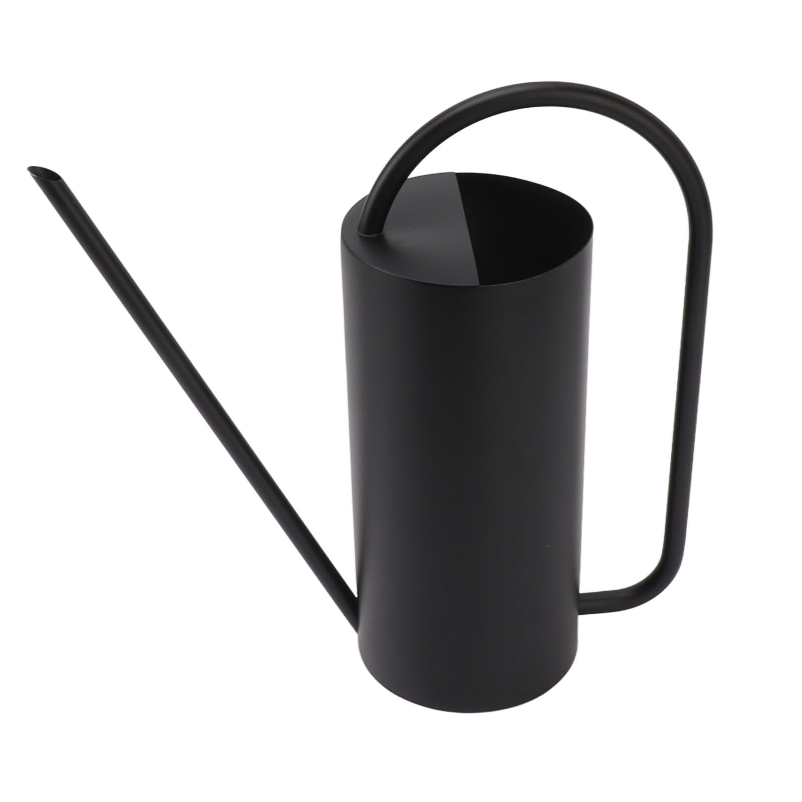 Gießkanne Mit Langem Ausguss, 1500 Ml Fassungsvermögen, Edelstahl, Schwarz